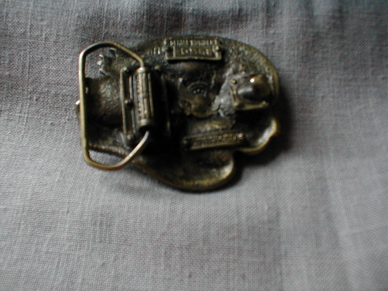 Enamelled Eagle Belt Buckle