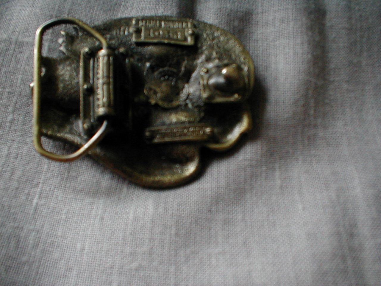 Enamelled Eagle Belt Buckle