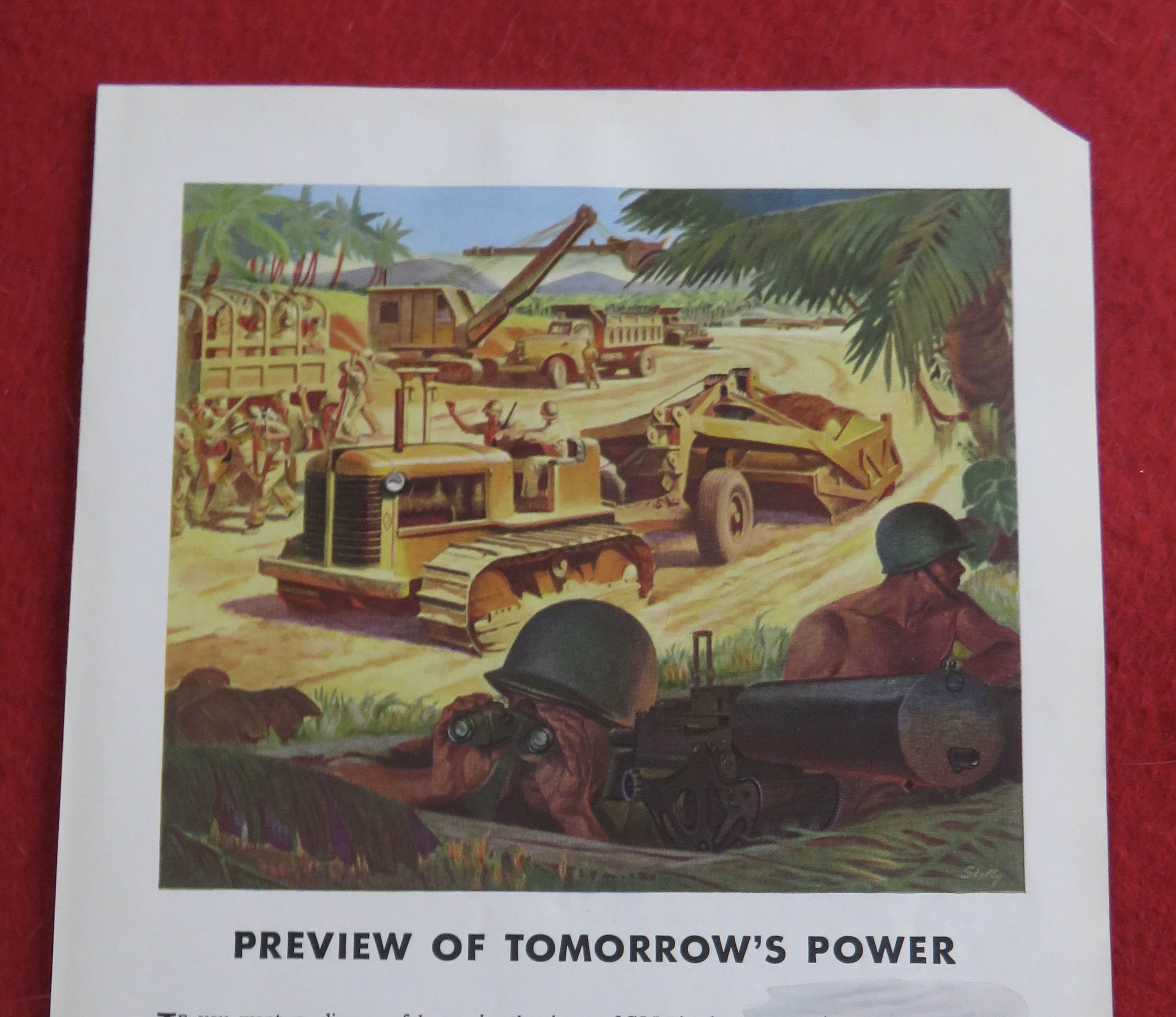 1943 General Motors Diesel Power w/ Soldiers & Trucks