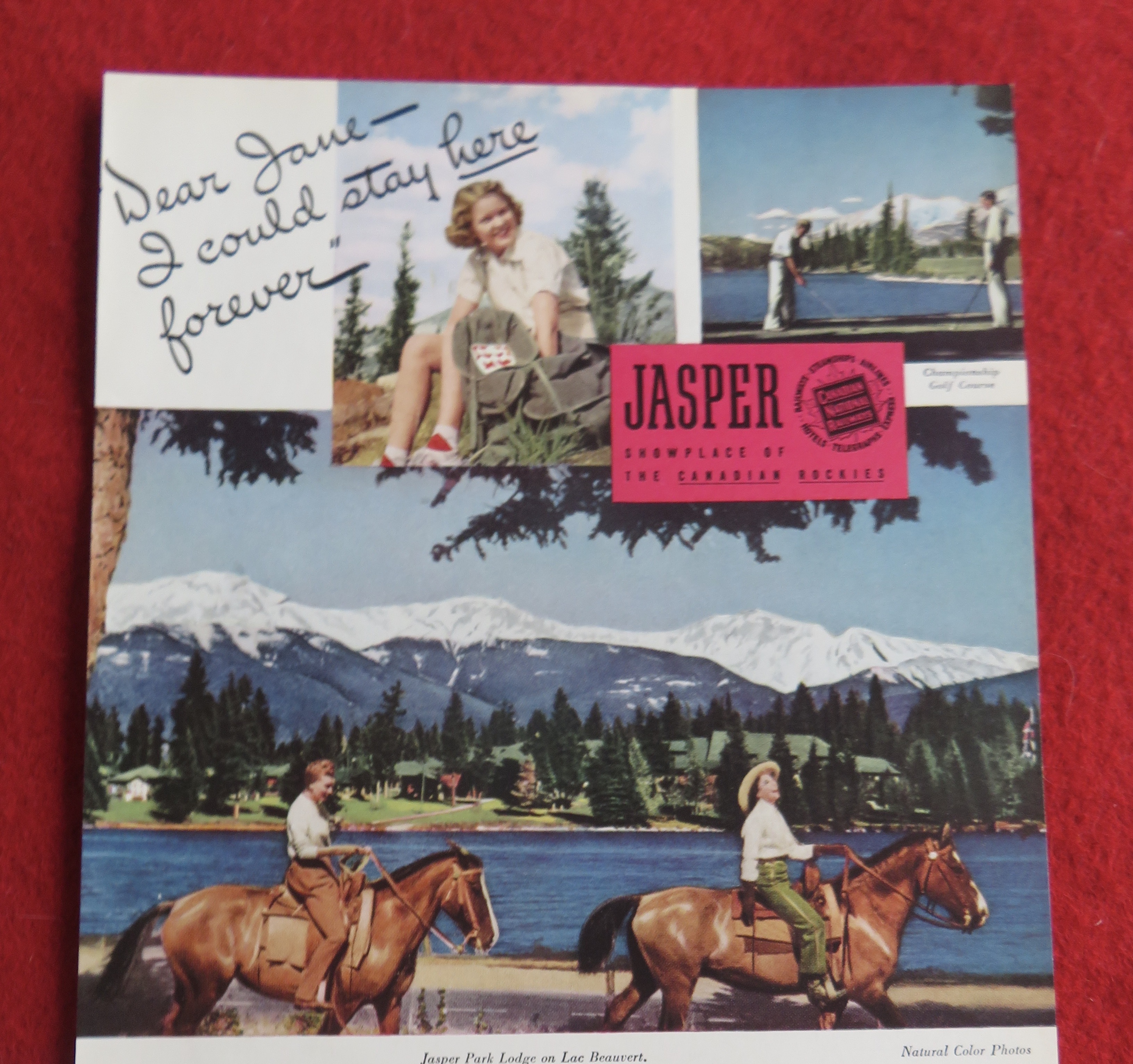 1940 Canadian National with Jasper Park Lodge