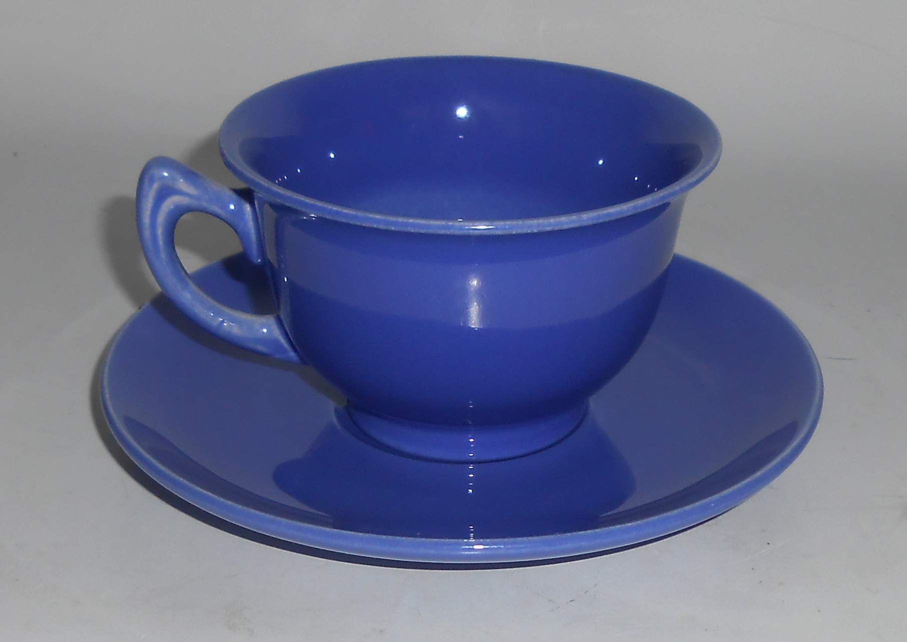 Metlox Pottery Poppy Trail Series 200 Cobalt Footed Cup