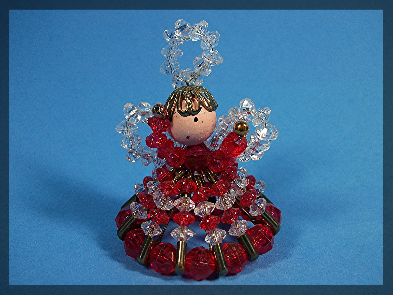 Christmas Angel Ornament 60s Hand Made