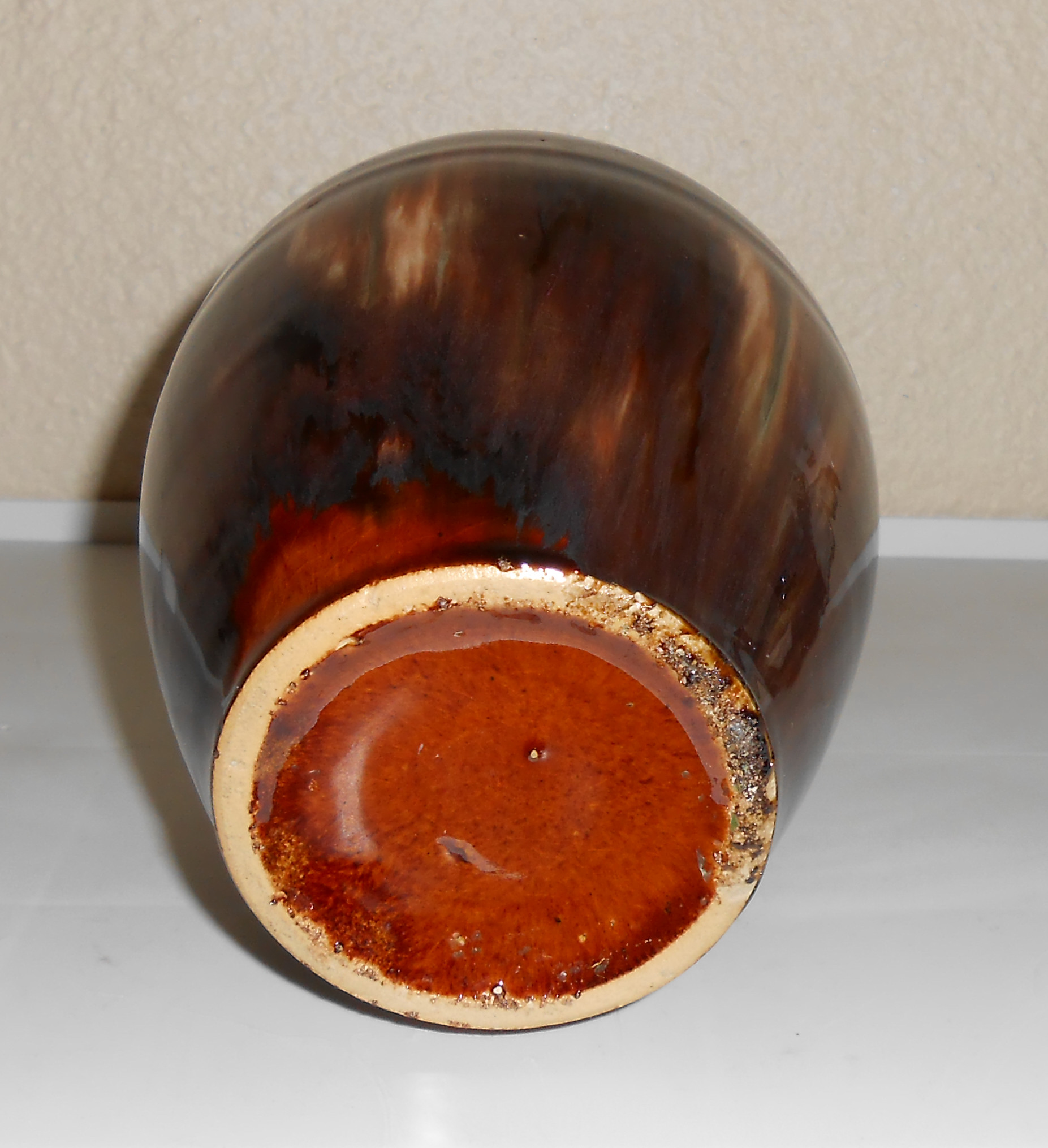Brush McCoy Pottery Brown Onyx #050 Art Vase!