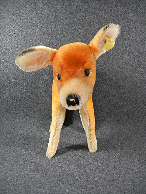 Steiff Doe Mohair Deer Germany 50s 60s