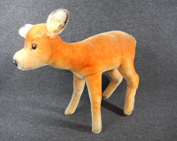 Steiff Doe Mohair Deer Germany 50s 60s