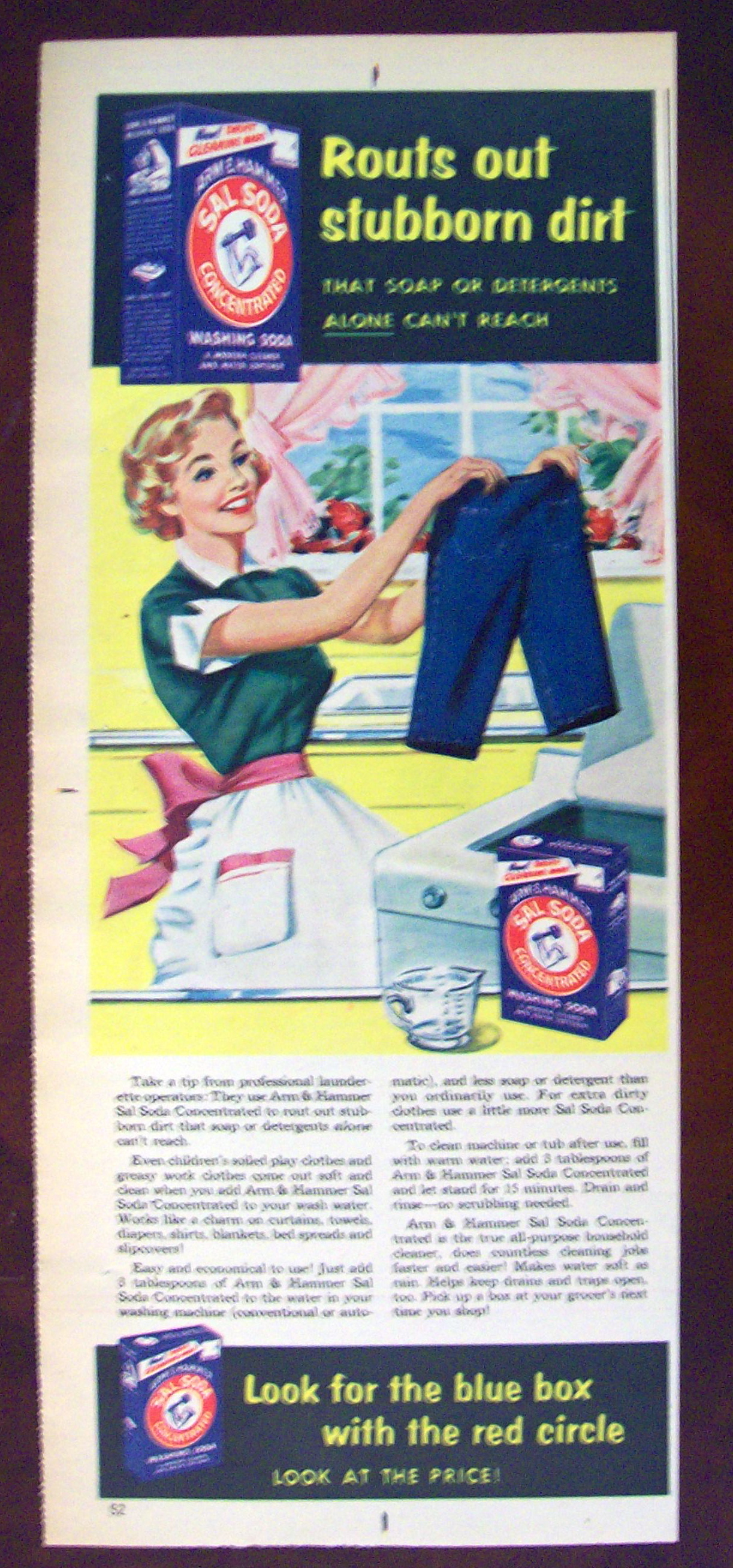 Vintage Ad: 1958 Arm & Hammer's Sal Soda