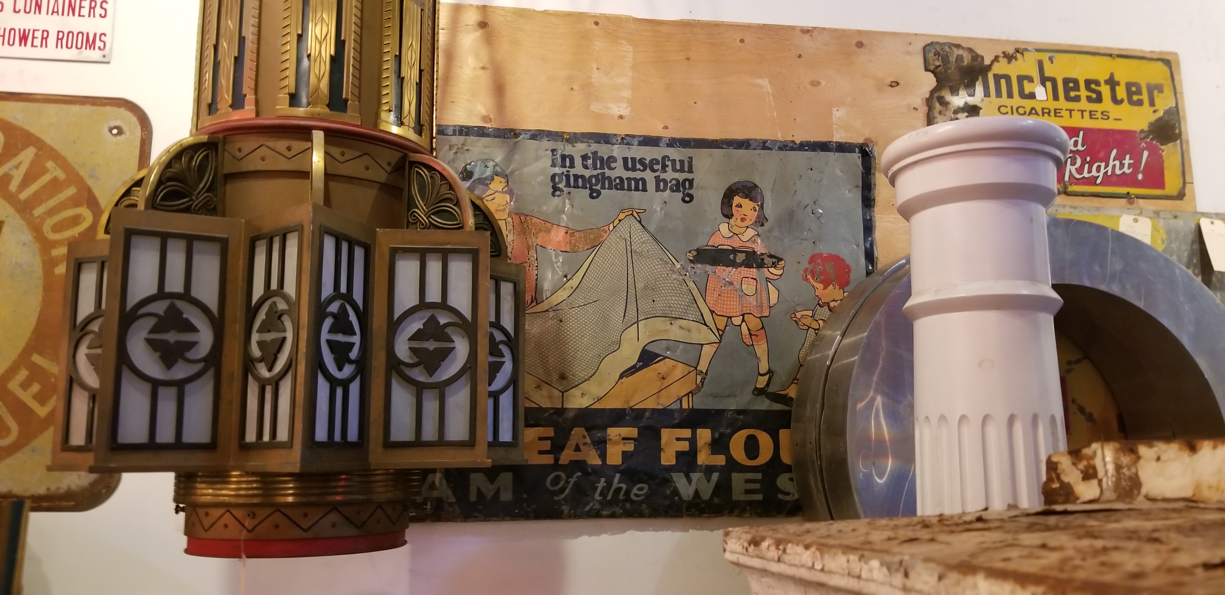 Maple Leaf Flour Sign