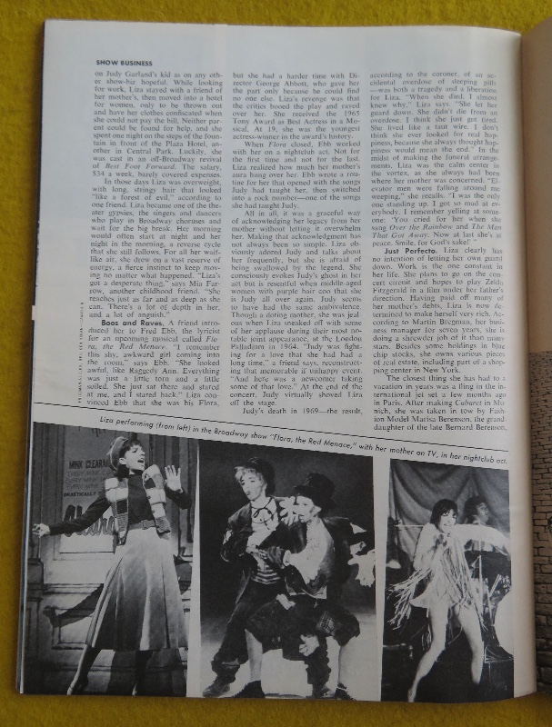 Time Magazine February 28, 1972 Liza Minnelli