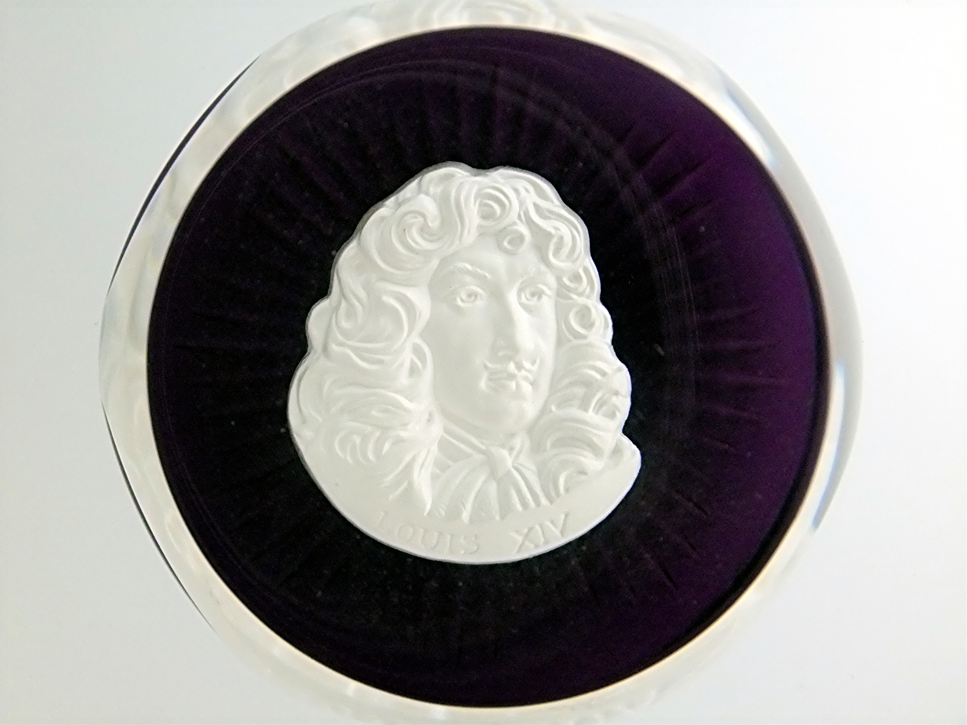 Franklin Mint Baccarat Paperweight, Louis XIV