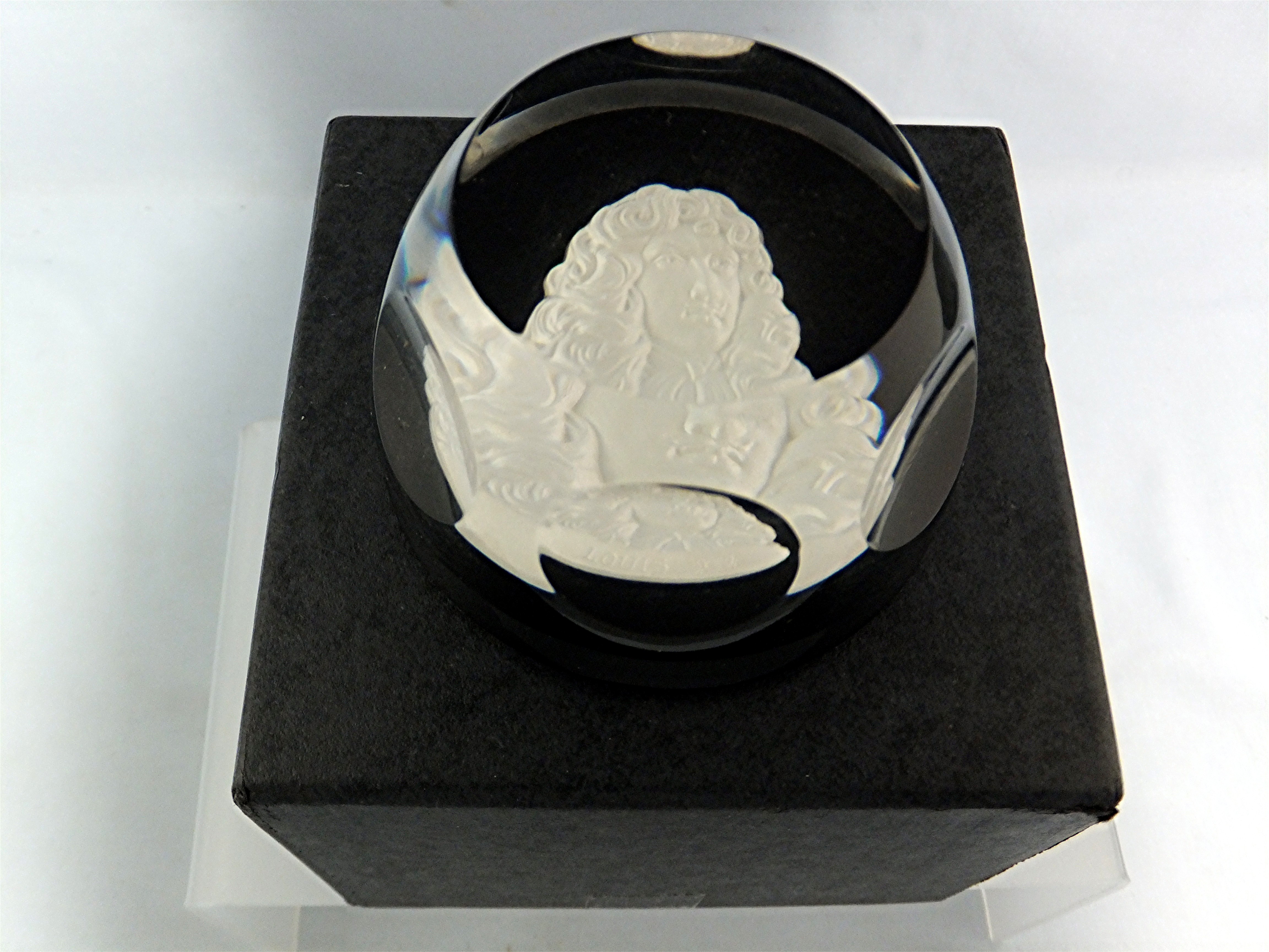 Franklin Mint Baccarat Paperweight, Louis XIV