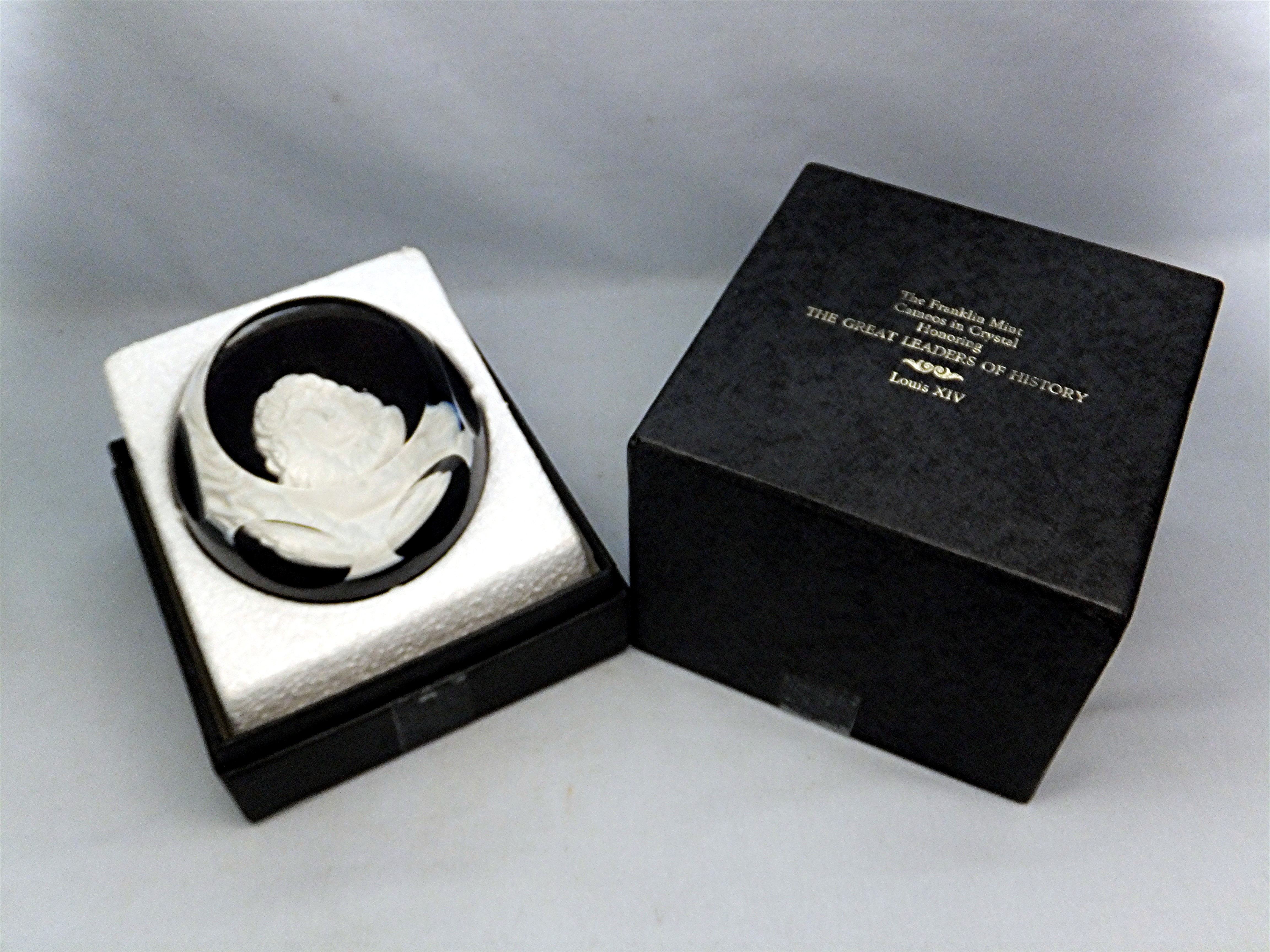 Franklin Mint Baccarat Paperweight, Louis XIV