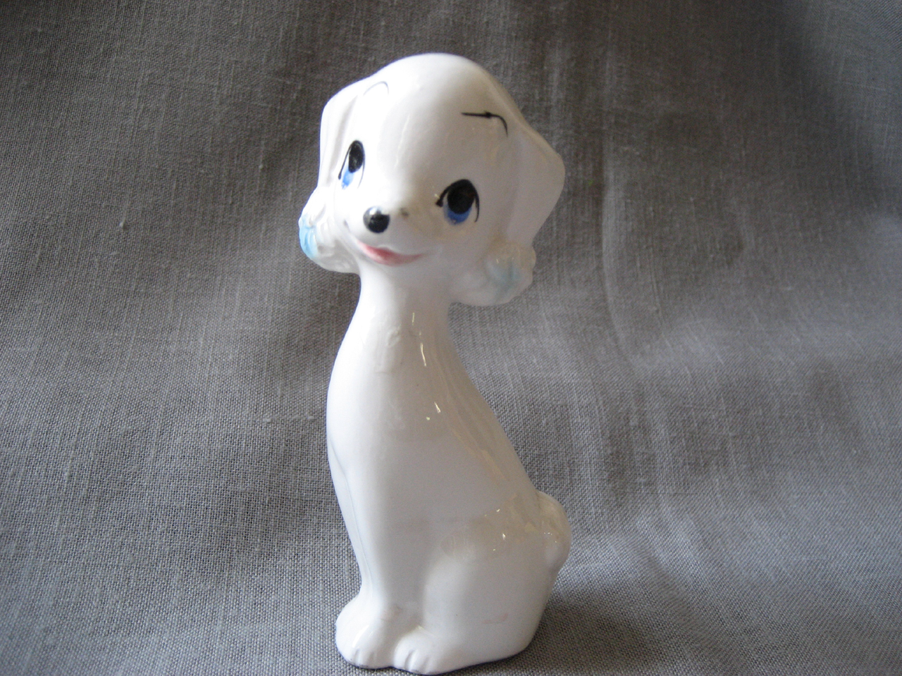 White Poodle Figurine