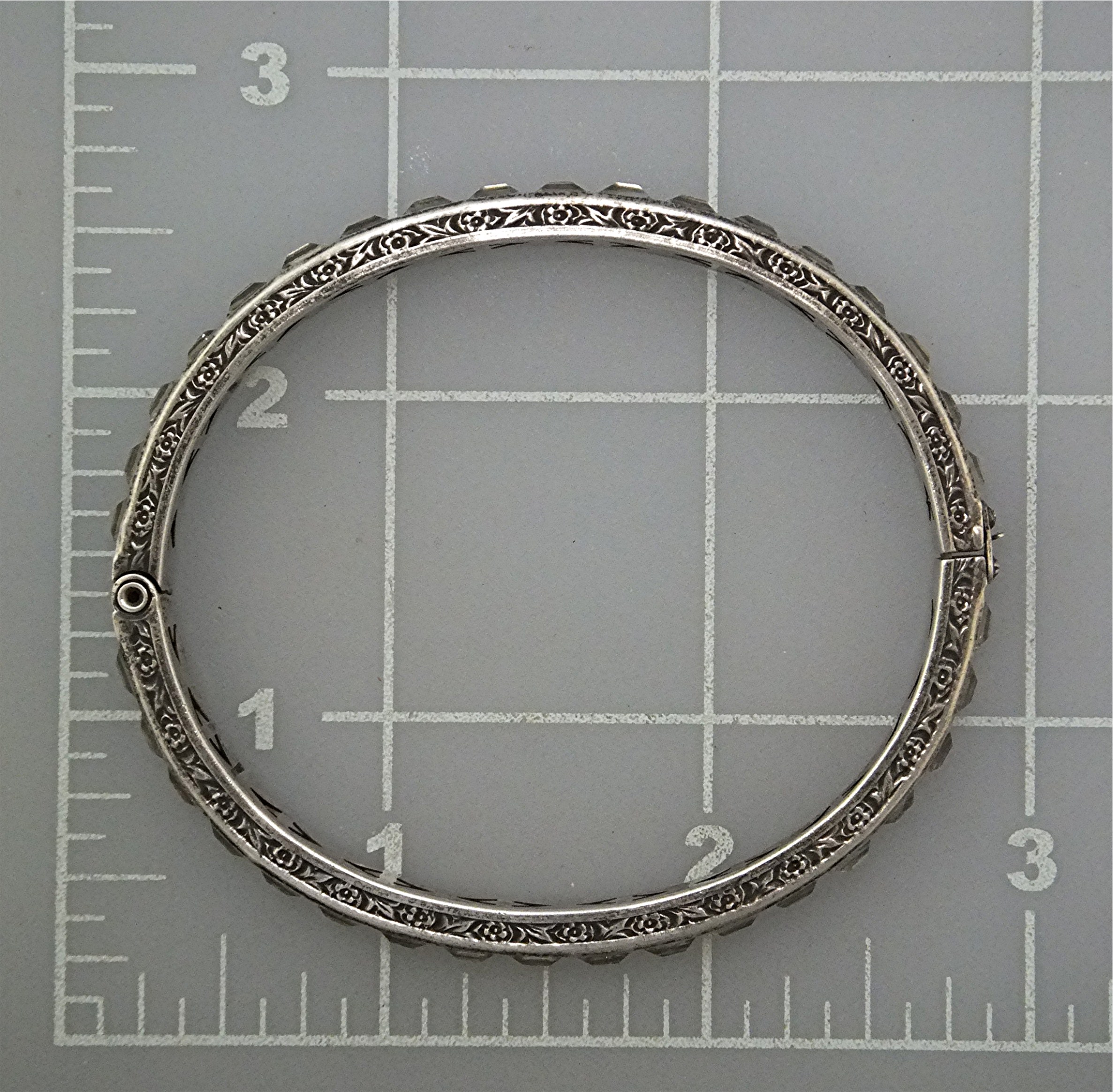 Bracelet Sterling Silver Crystal Bracelet 40s