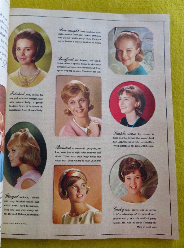 Seventeen Magazine August 1963 Runaway Fashion & Hairdos