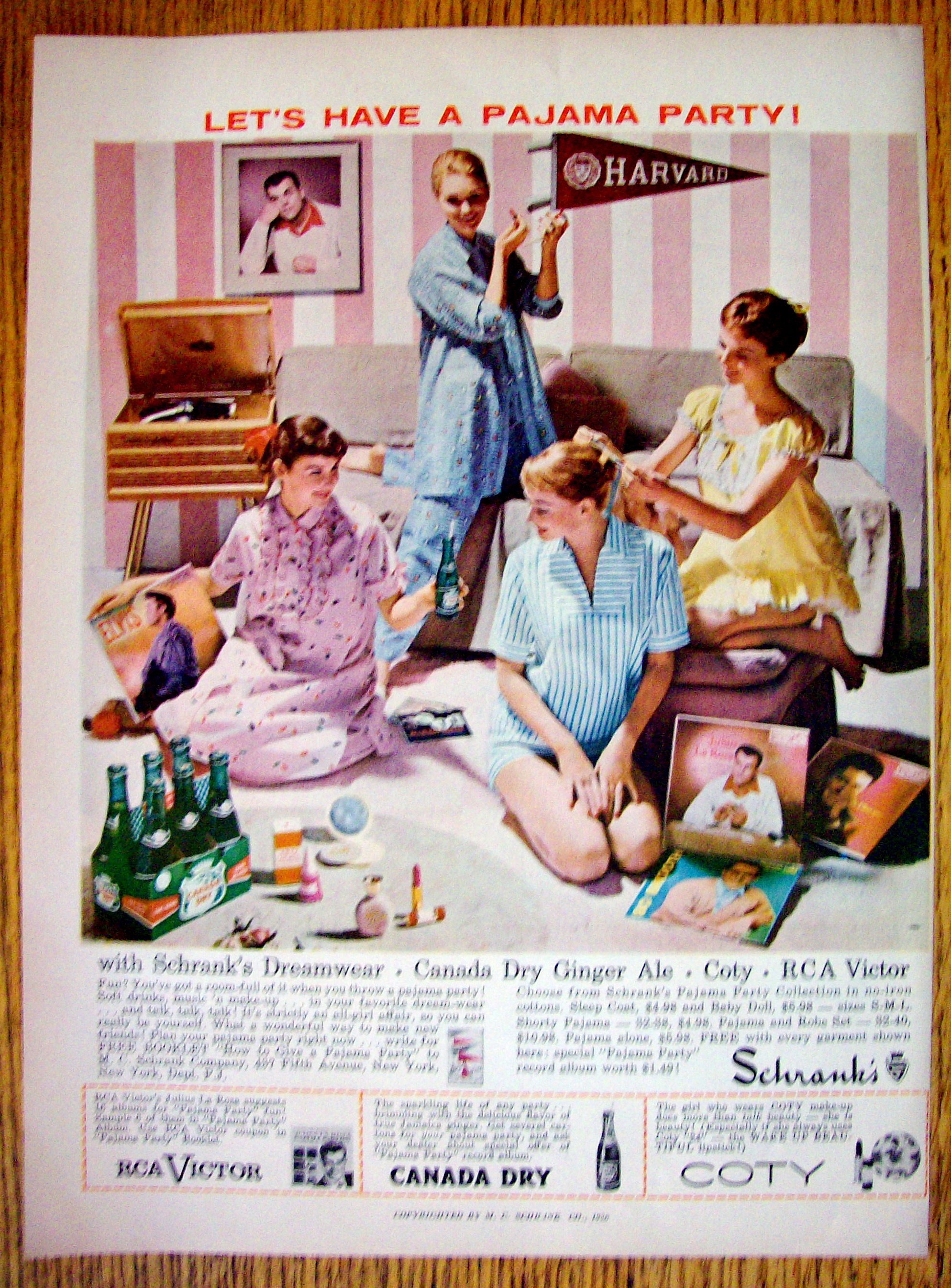 1957 Canada Dry with Girls & Pajama Party