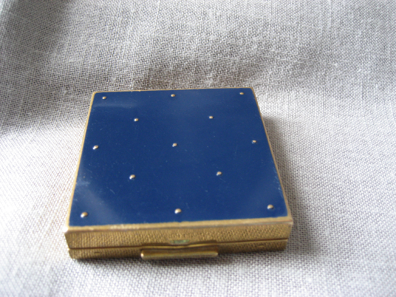 Blue Enamel Compact