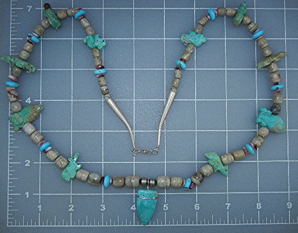 Carved Turquoise  Animals Fetish Stacey Turpen Navajo