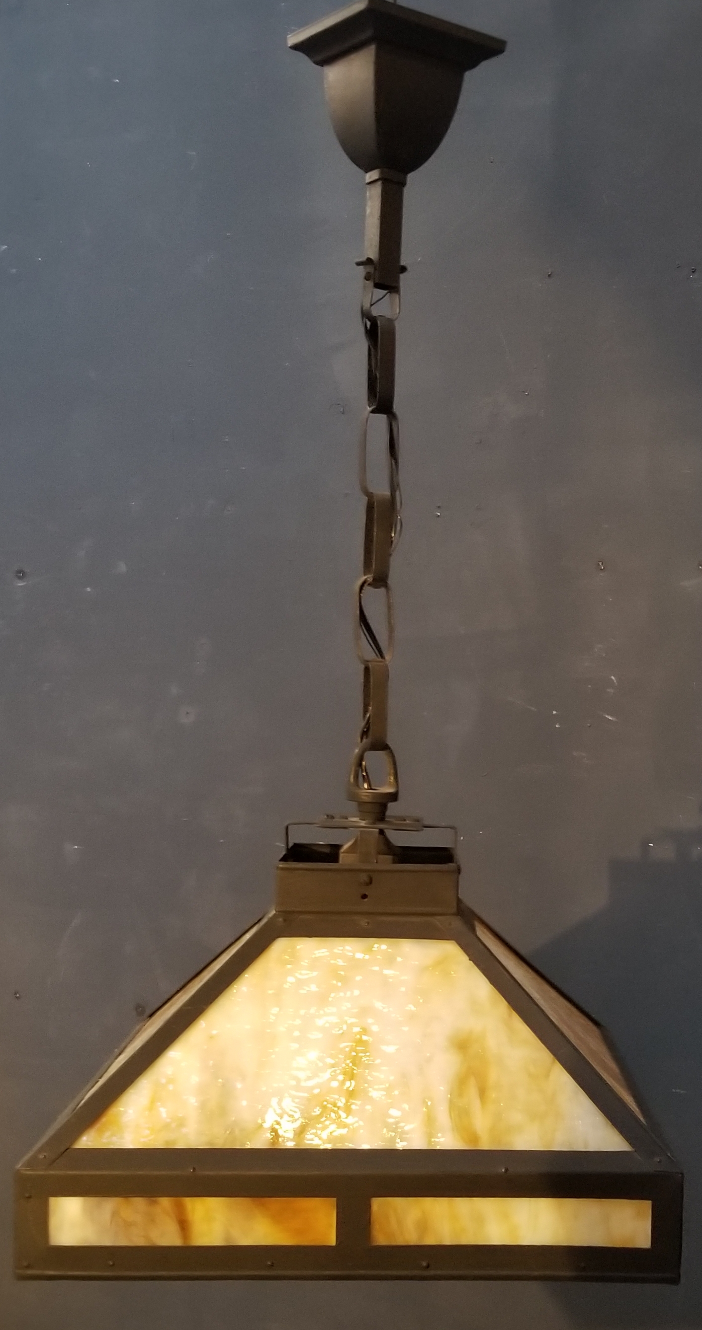 Square Arts And Crafts Pendant