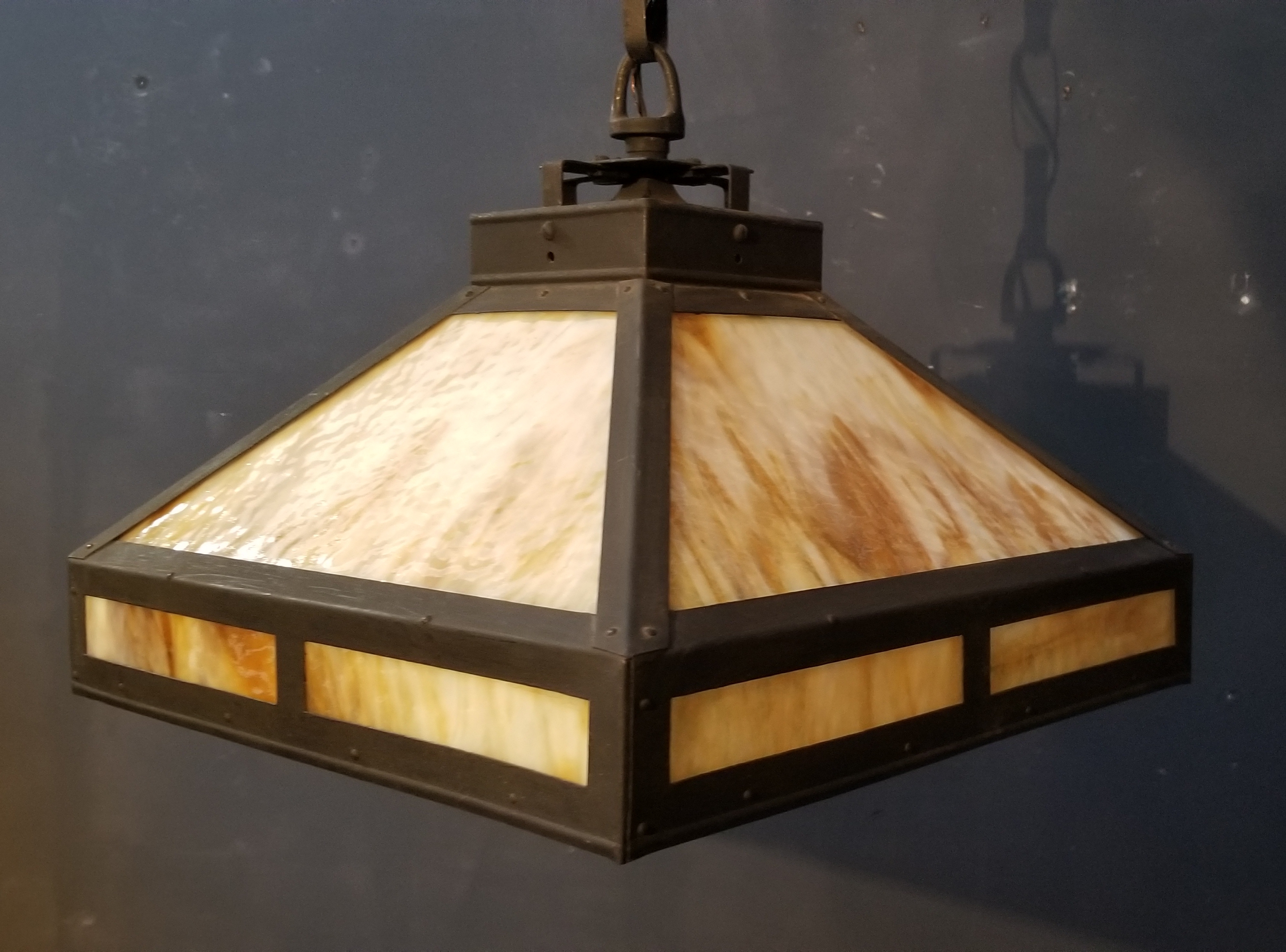 Square Arts And Crafts Pendant