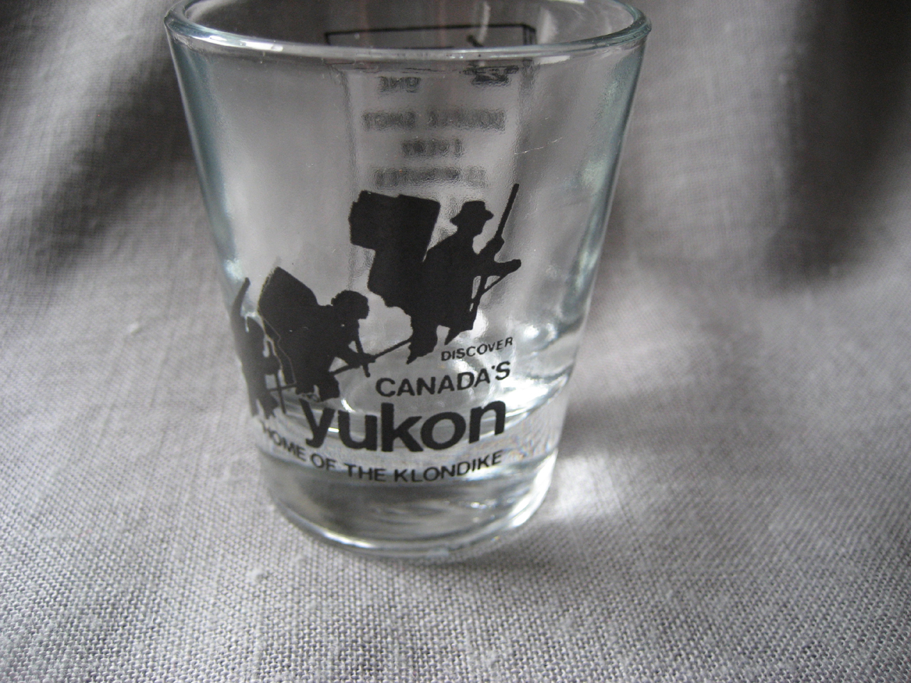 Canadas Yukon Shot Glass