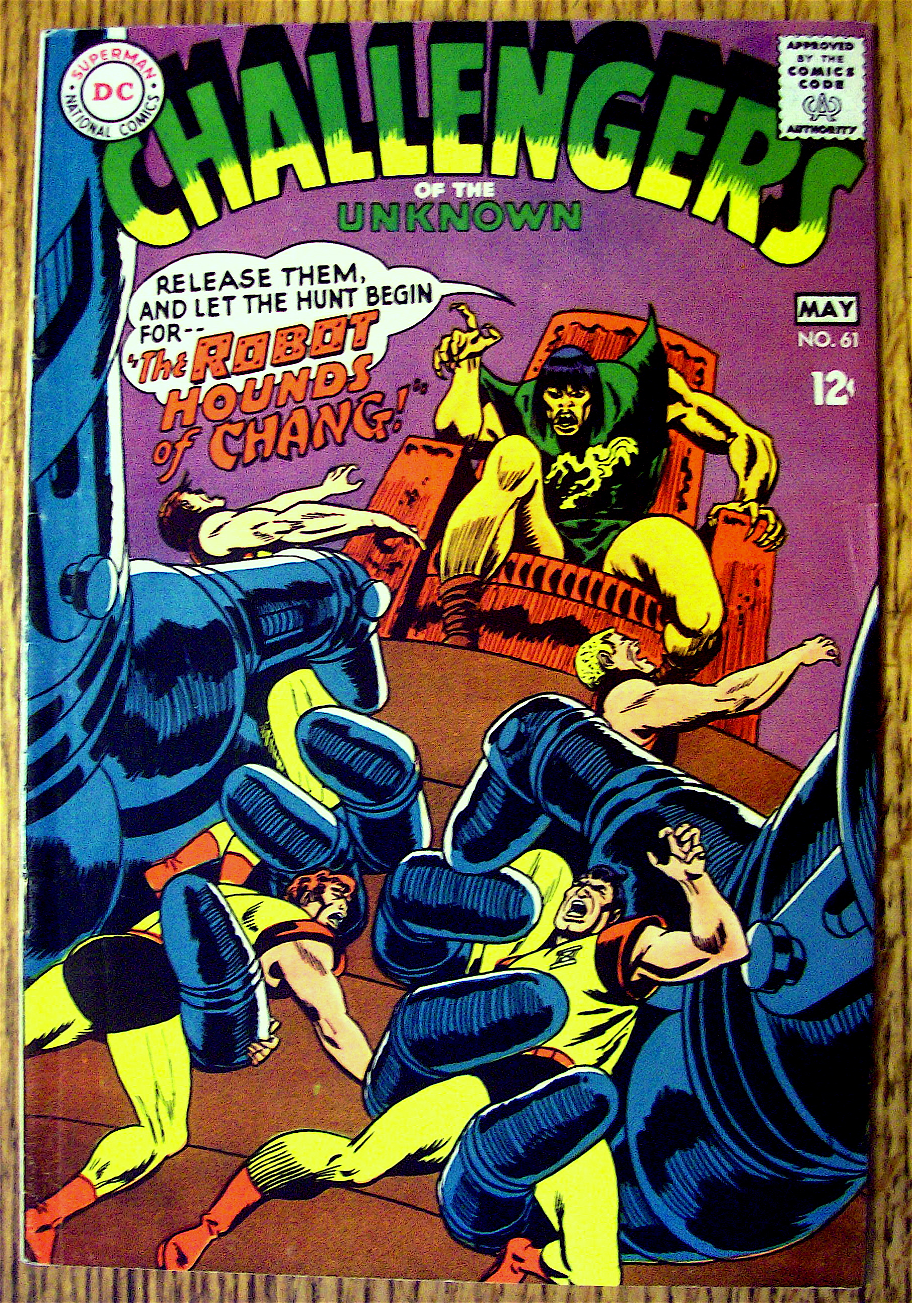 Challengers Of The Unknown Comic #61 May 1968