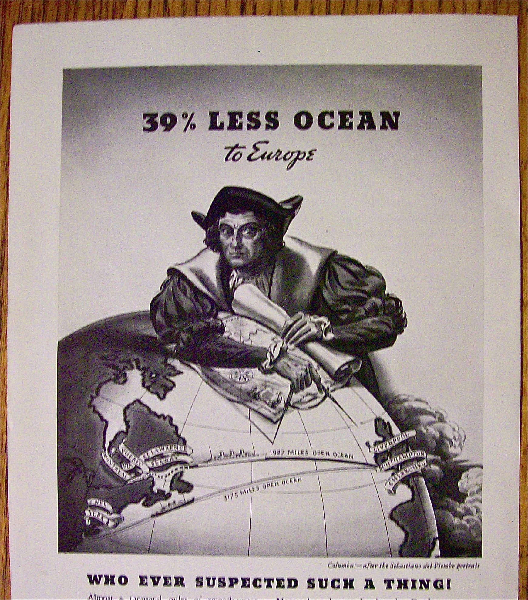 1935 Canadian Pacific with Christopher Columbus