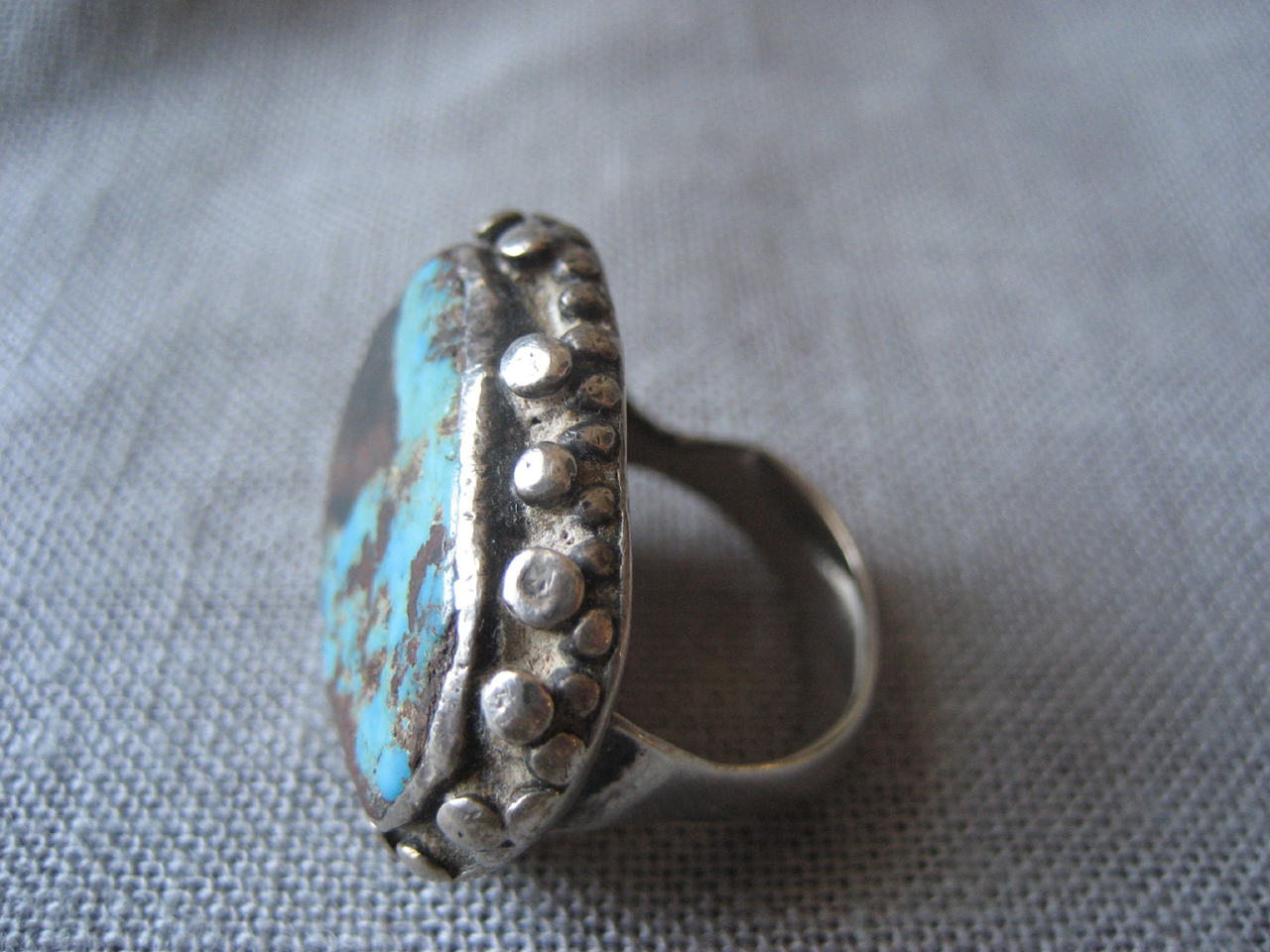 Turquoise and Silver Ring