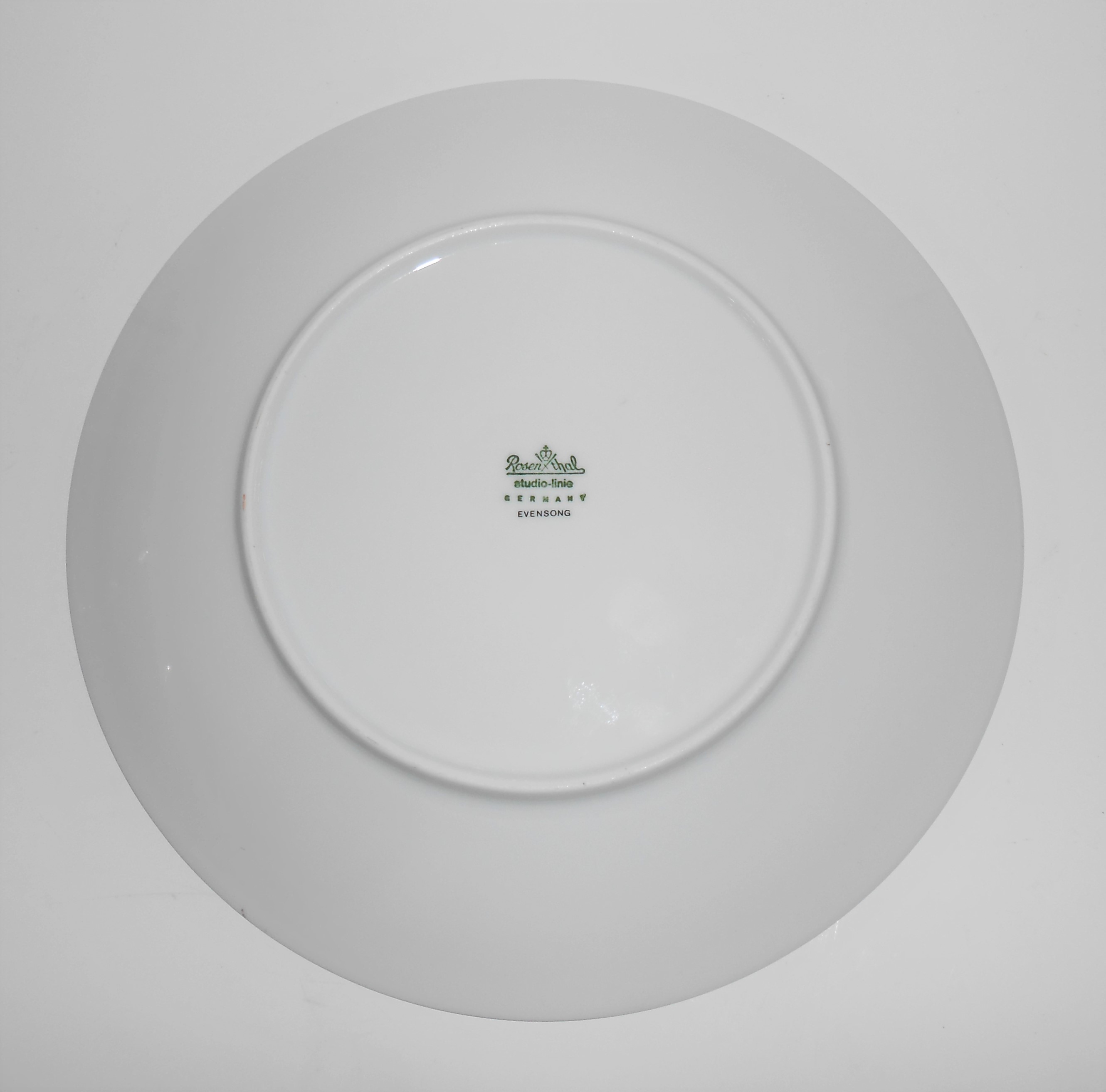 Rosenthal Porcelain China Evensong Dinner Plate