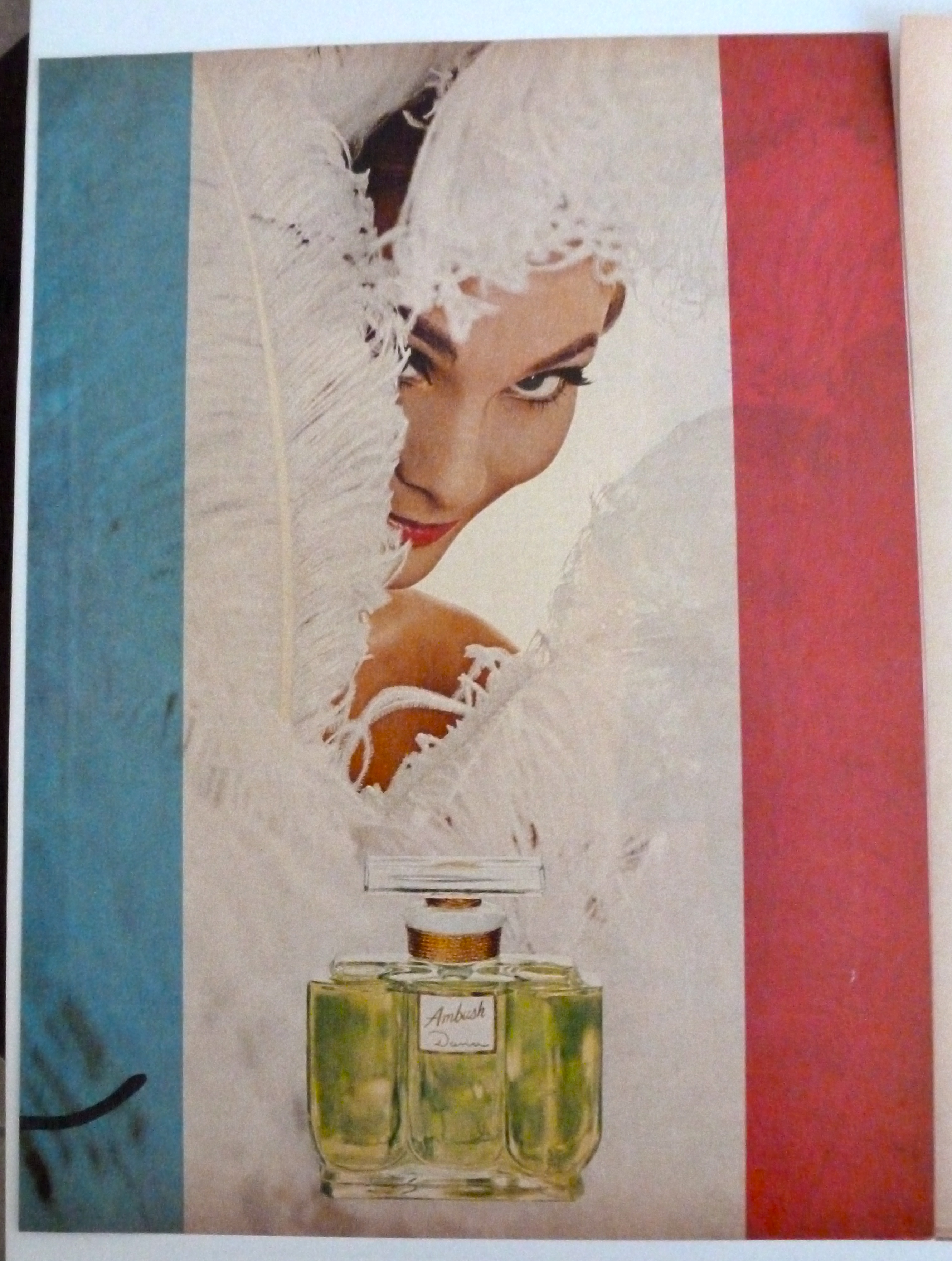 1966 Dana Ambush Perfume with Lovely Woman