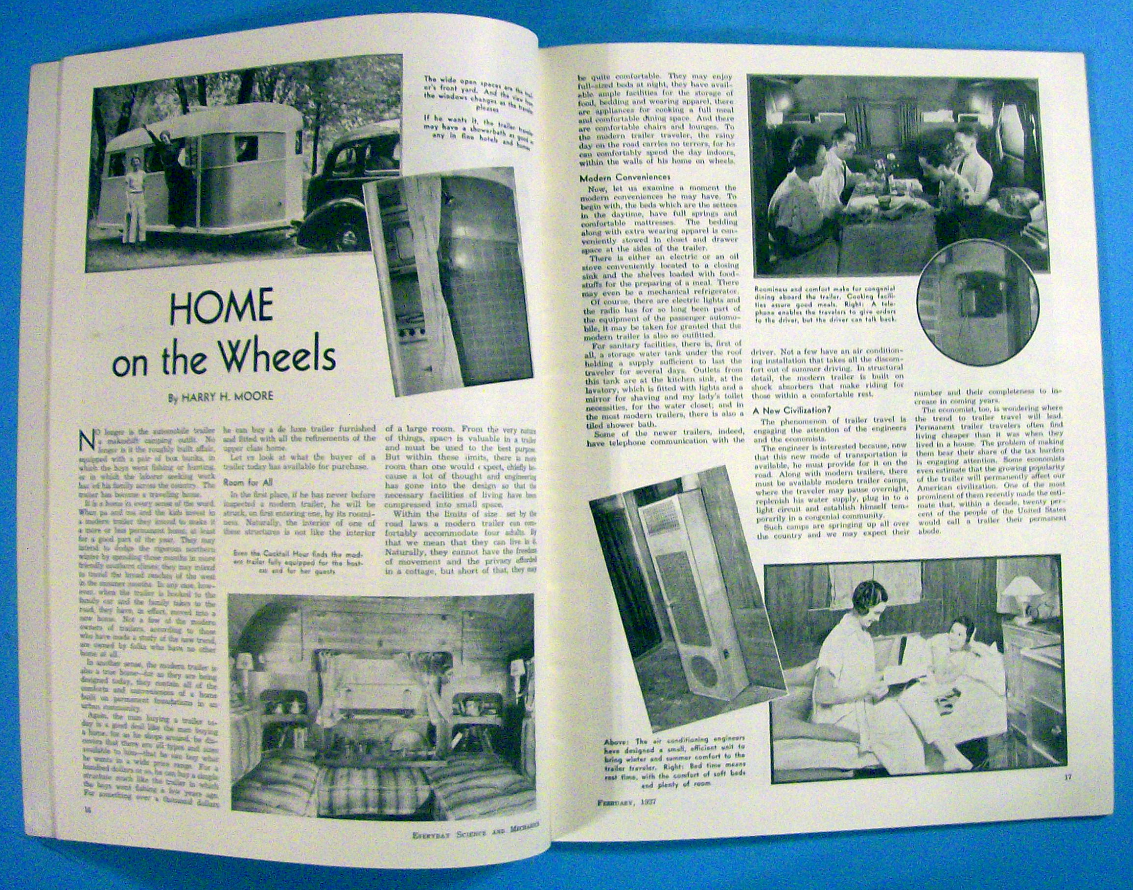 Science and Mechanics Magazine February 1937 Zephyr