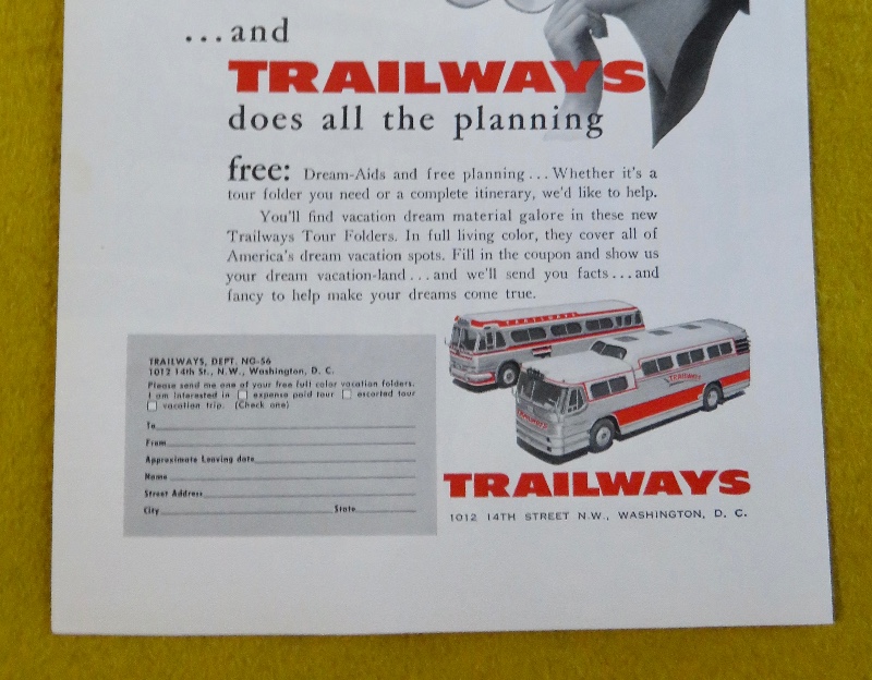 1956 Trailways with Free Dream Aids
