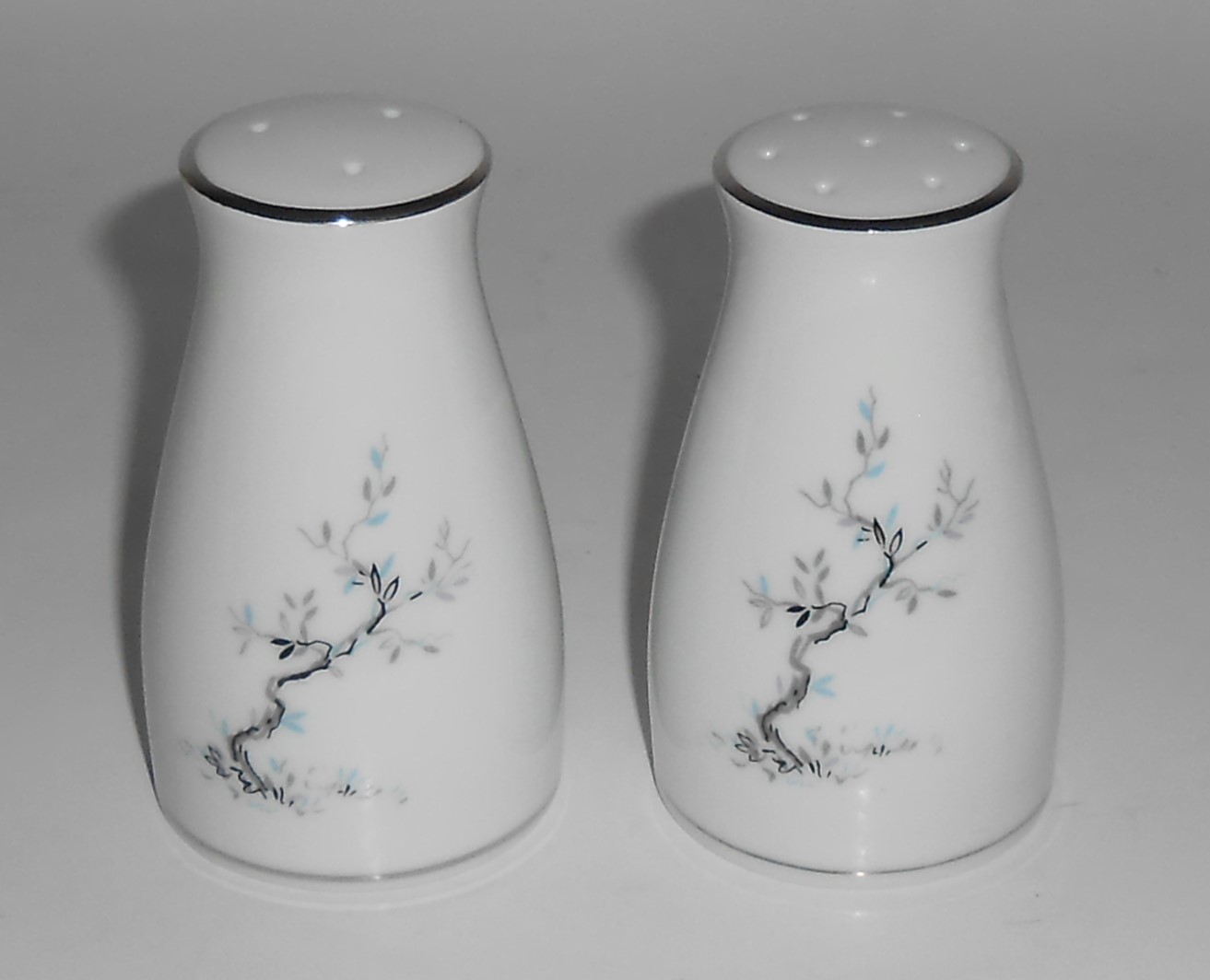 Noritake China Porcelain Platinum Band Floral #1386 Sal