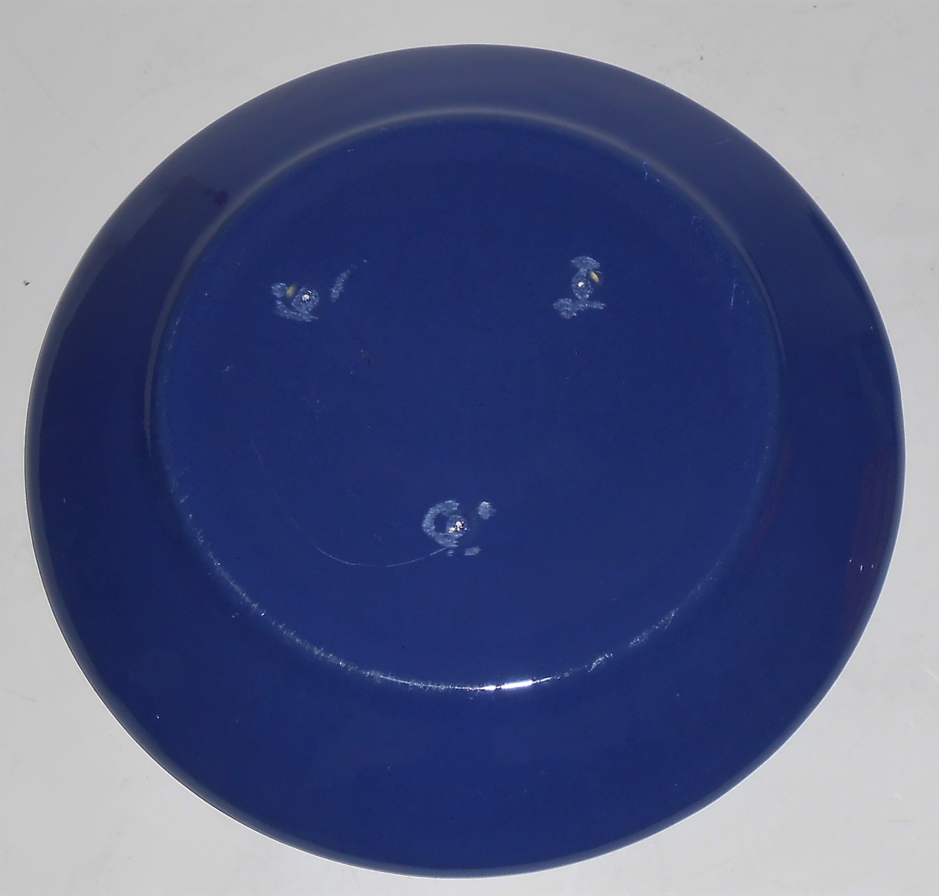 Bauer Pottery Ring Ware Cobalt Bread Plate