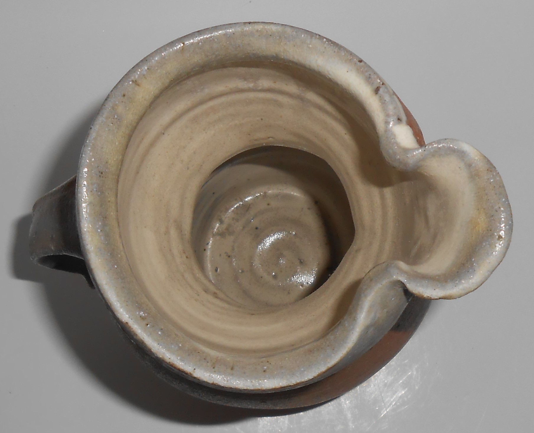 Coleton Lunt Studio Pottery Raku 13'' Pitcher