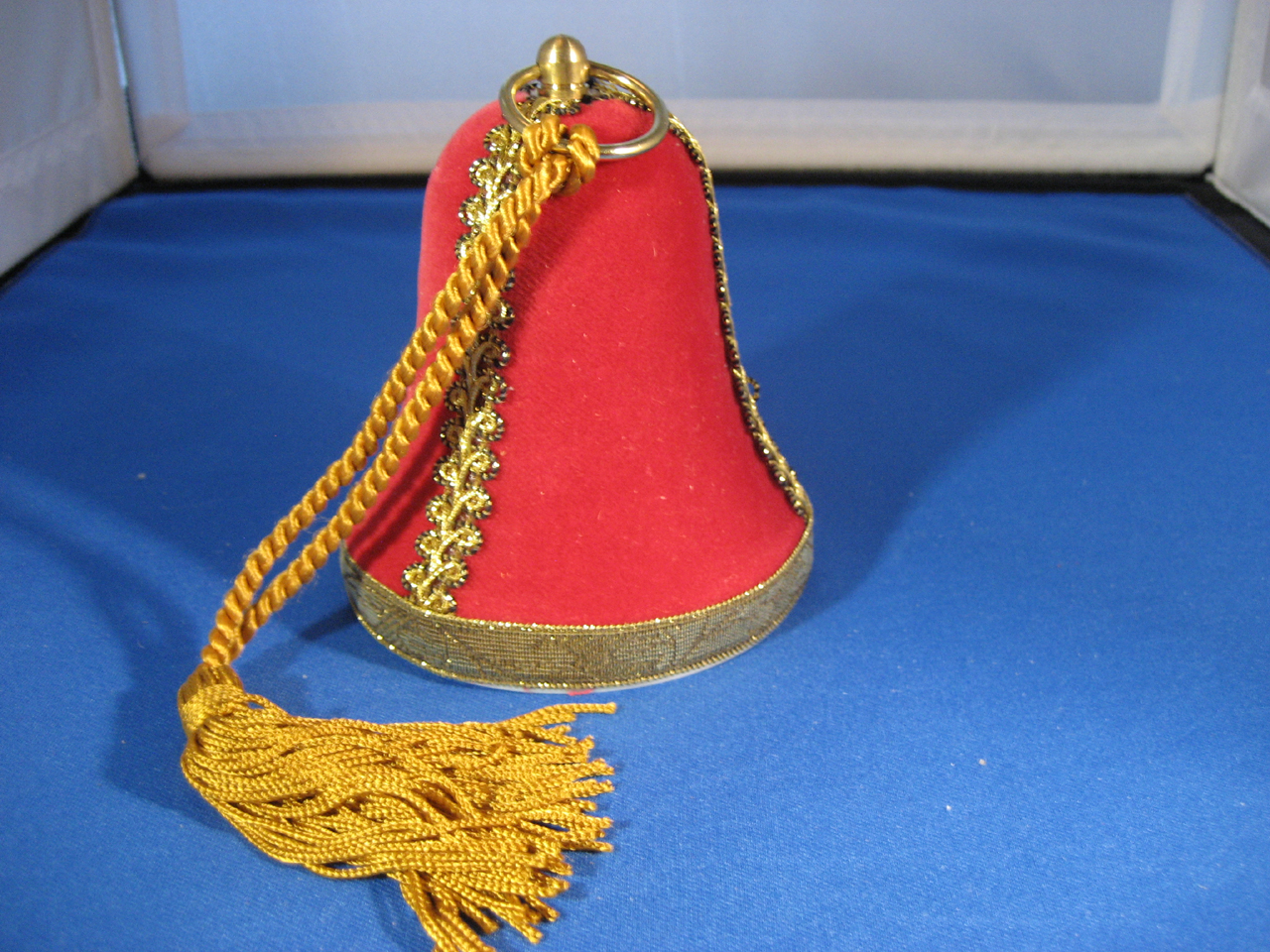 Musical Velvet Bell Ornament