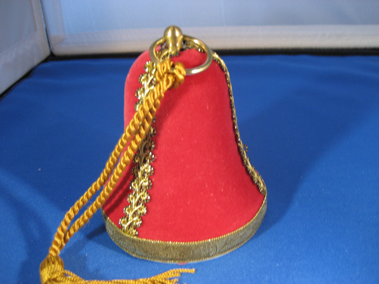 Musical Velvet Bell Ornament