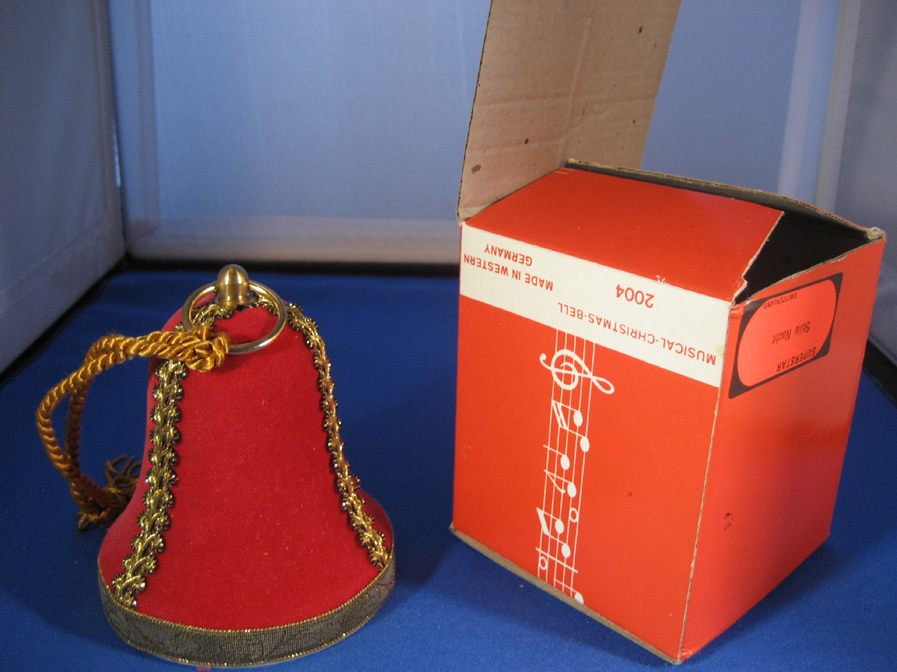 Musical Velvet Bell Ornament