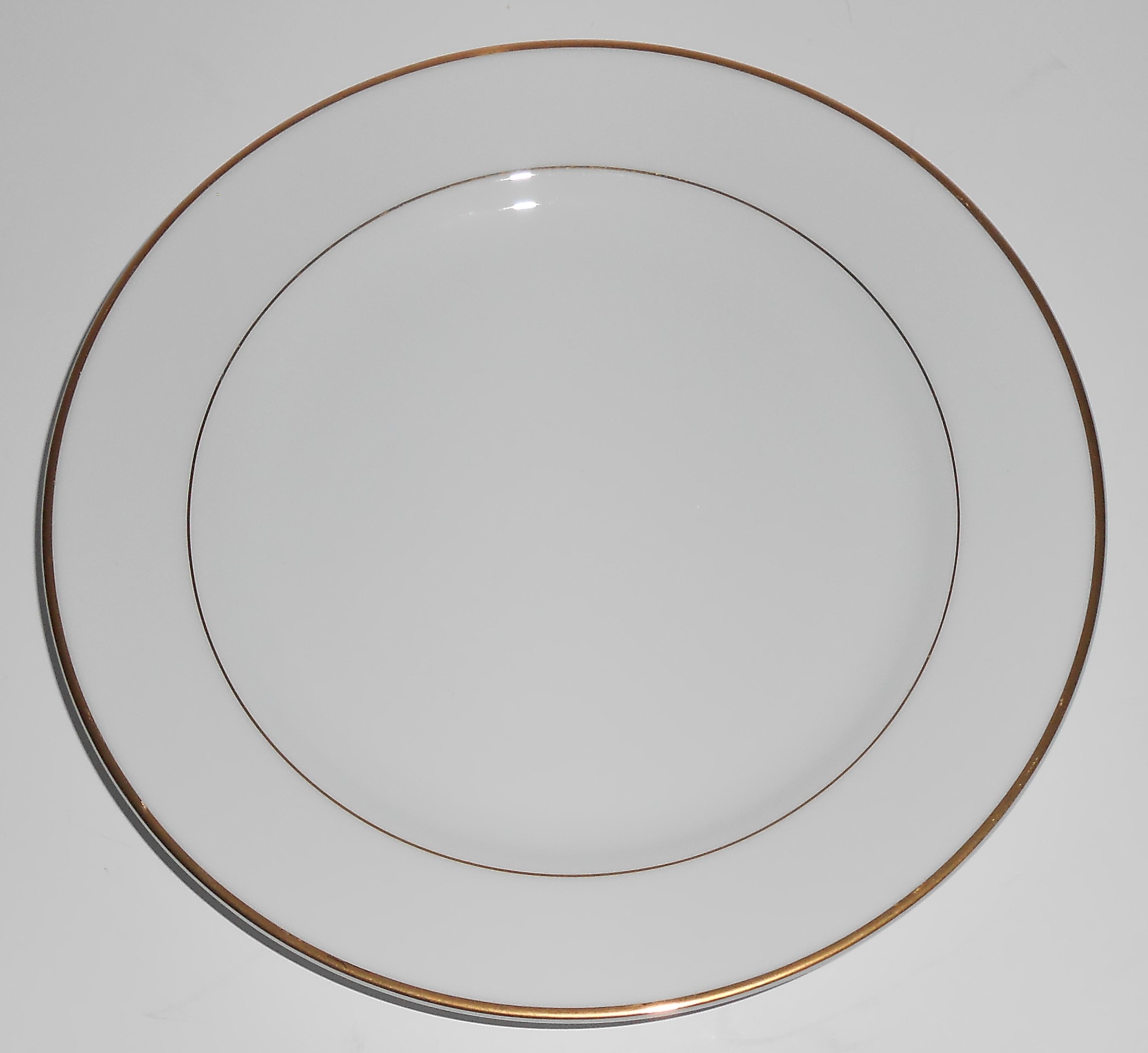 Noritake Porcelain China Gold Band 7050 Salad Plate