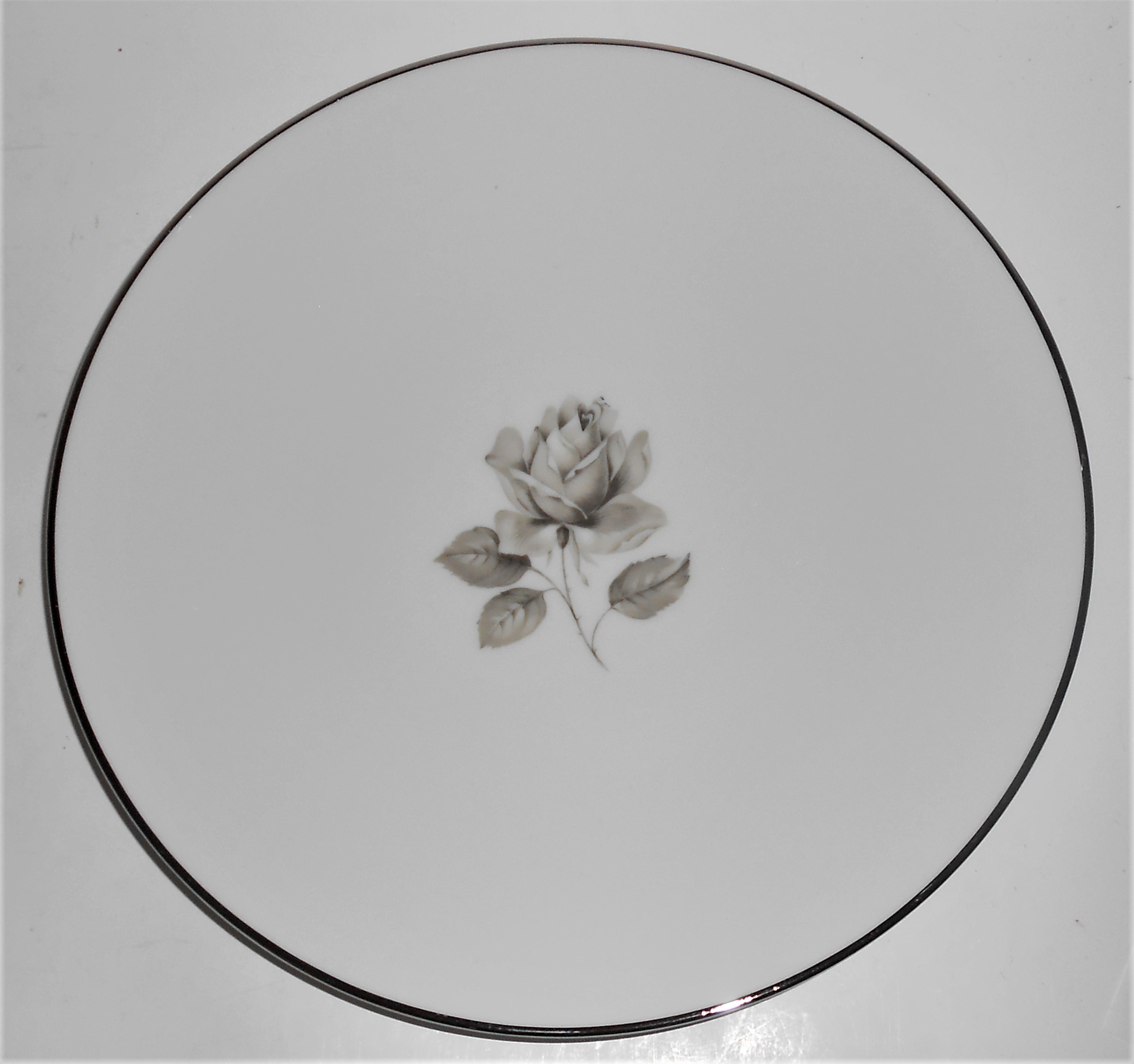 Quality Crafts Porcelain China Bavaria Midnight Rose Pl