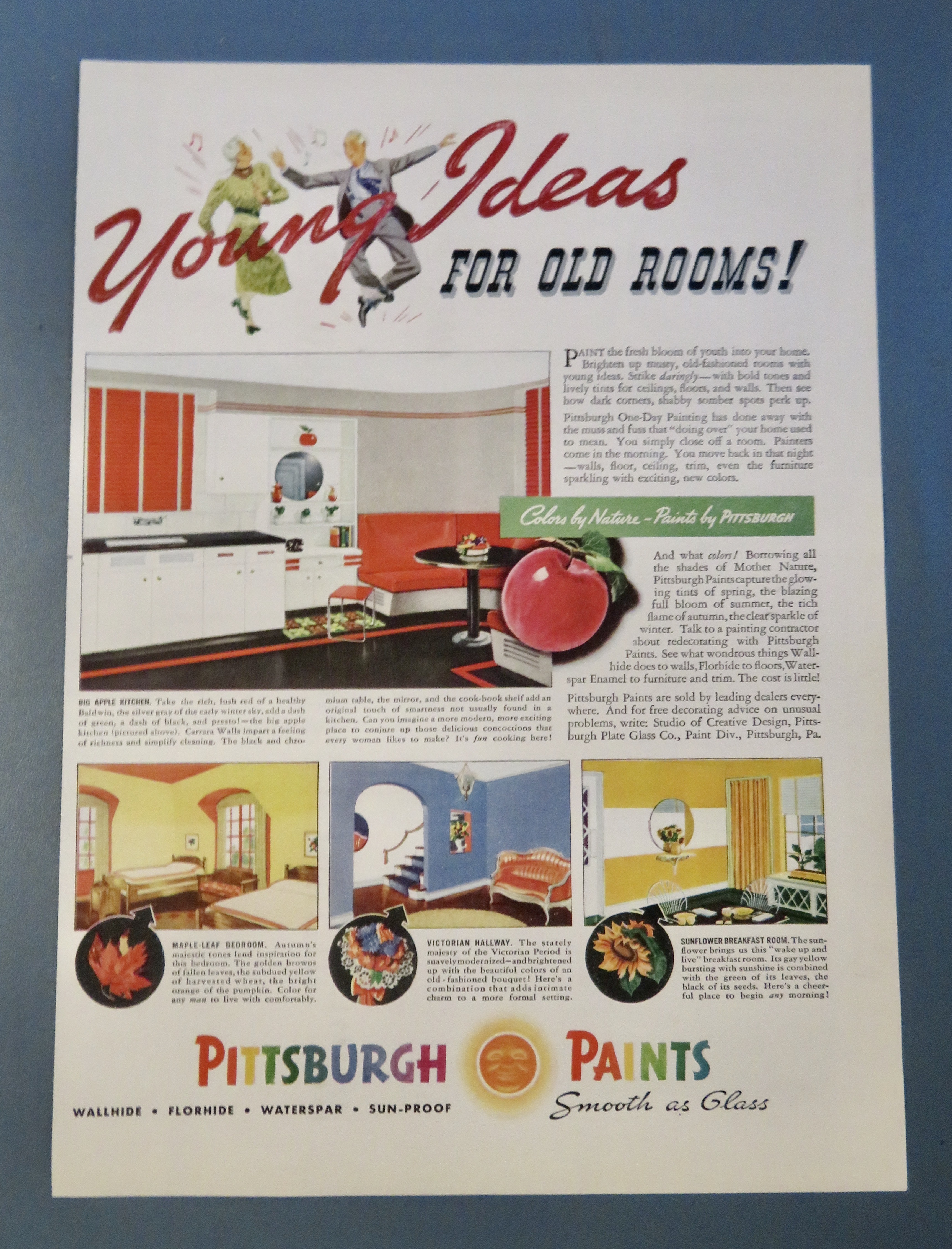 1938 Pittsburgh Paints with Young Ideas For Old Rooms