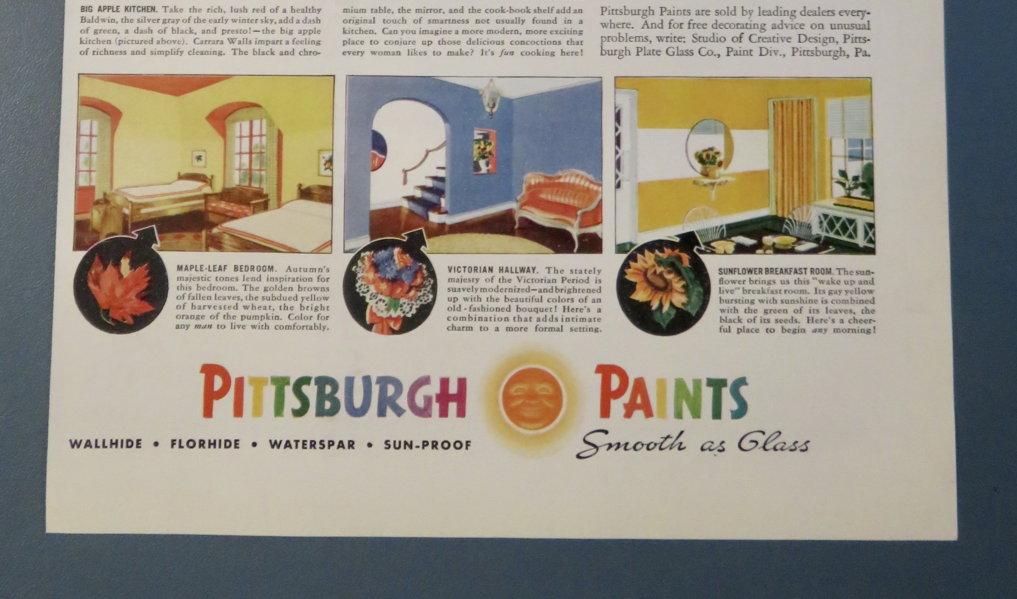 1938 Pittsburgh Paints with Young Ideas For Old Rooms