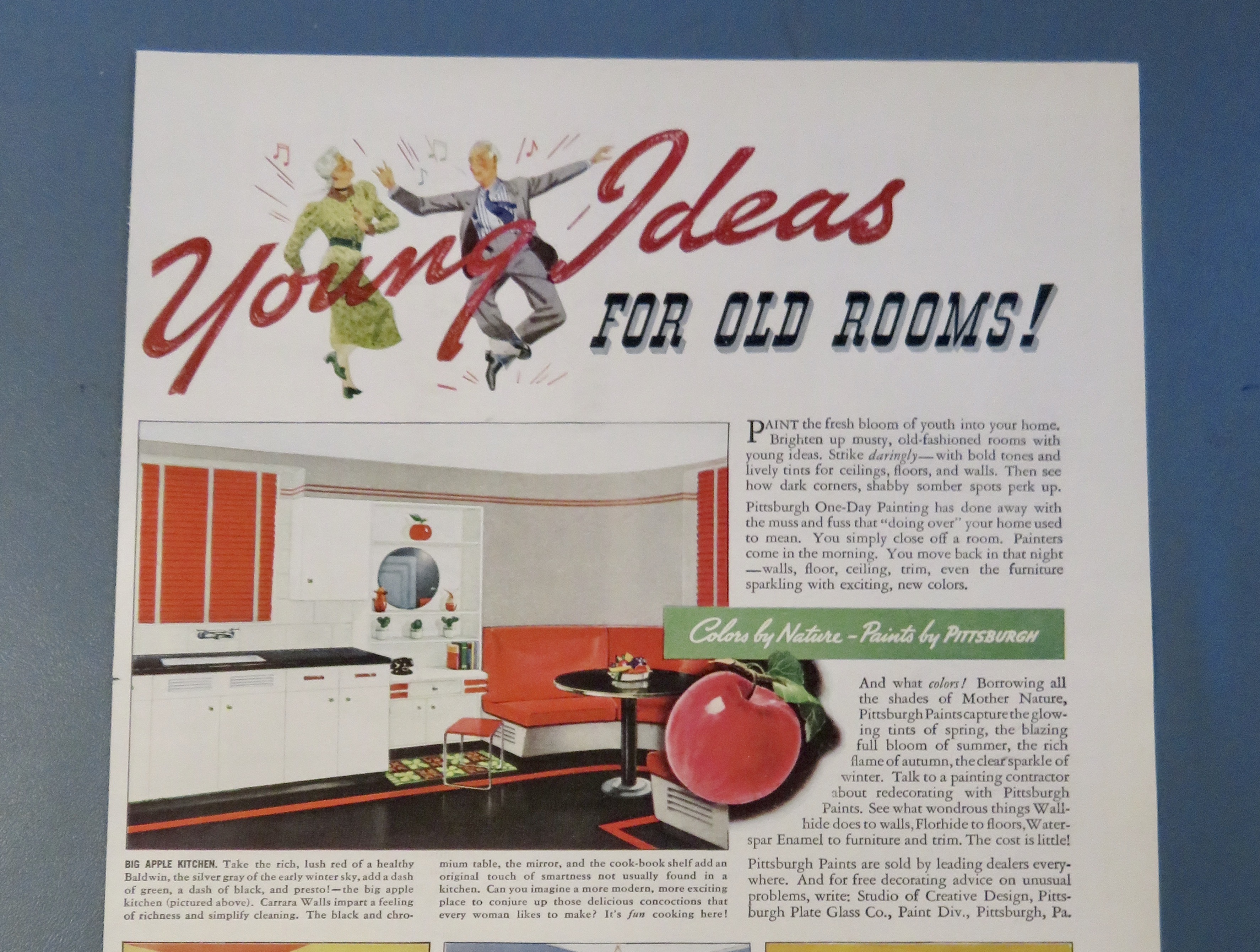 1938 Pittsburgh Paints with Young Ideas For Old Rooms