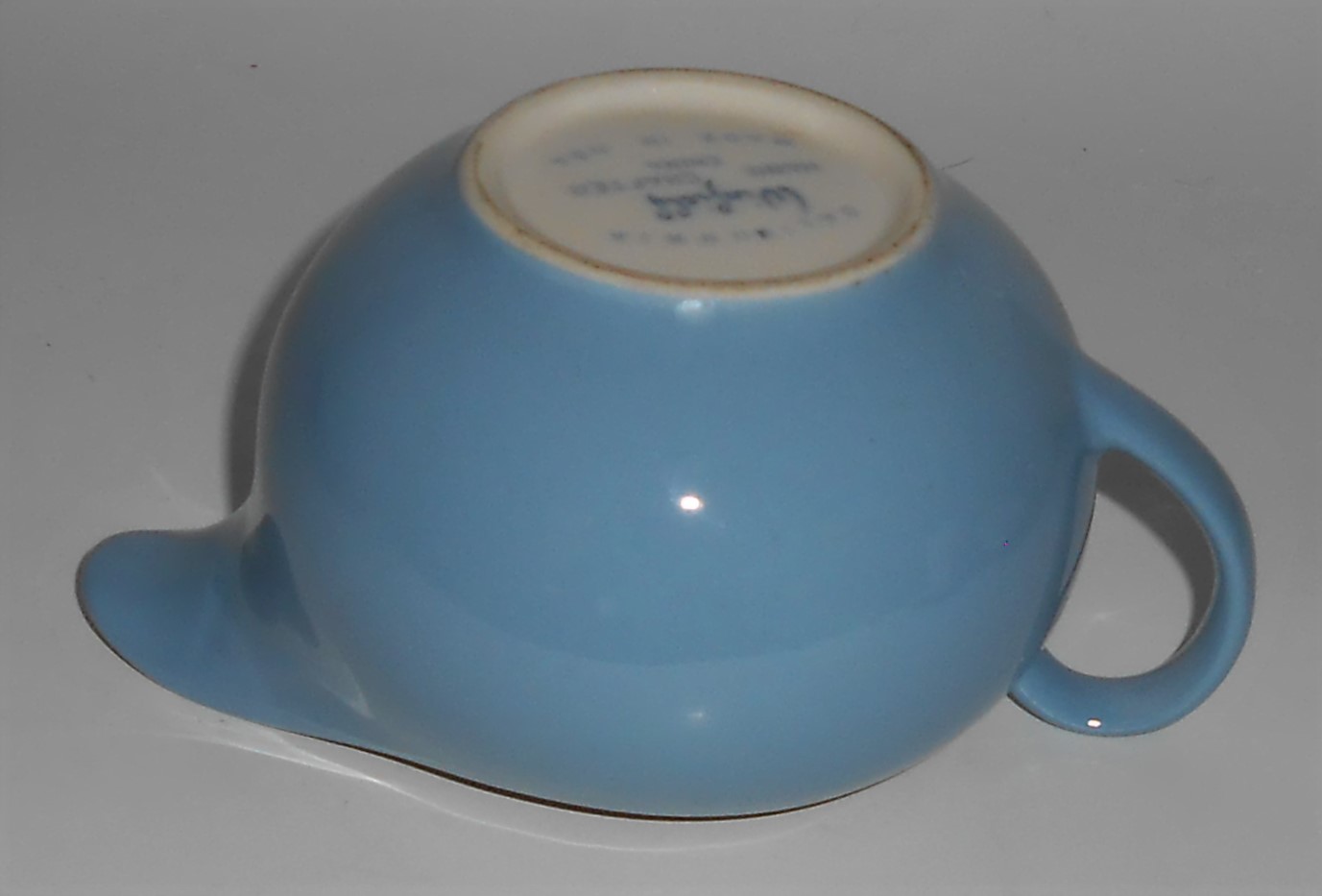 Winfield China Pottery Blue Pacific Creamer