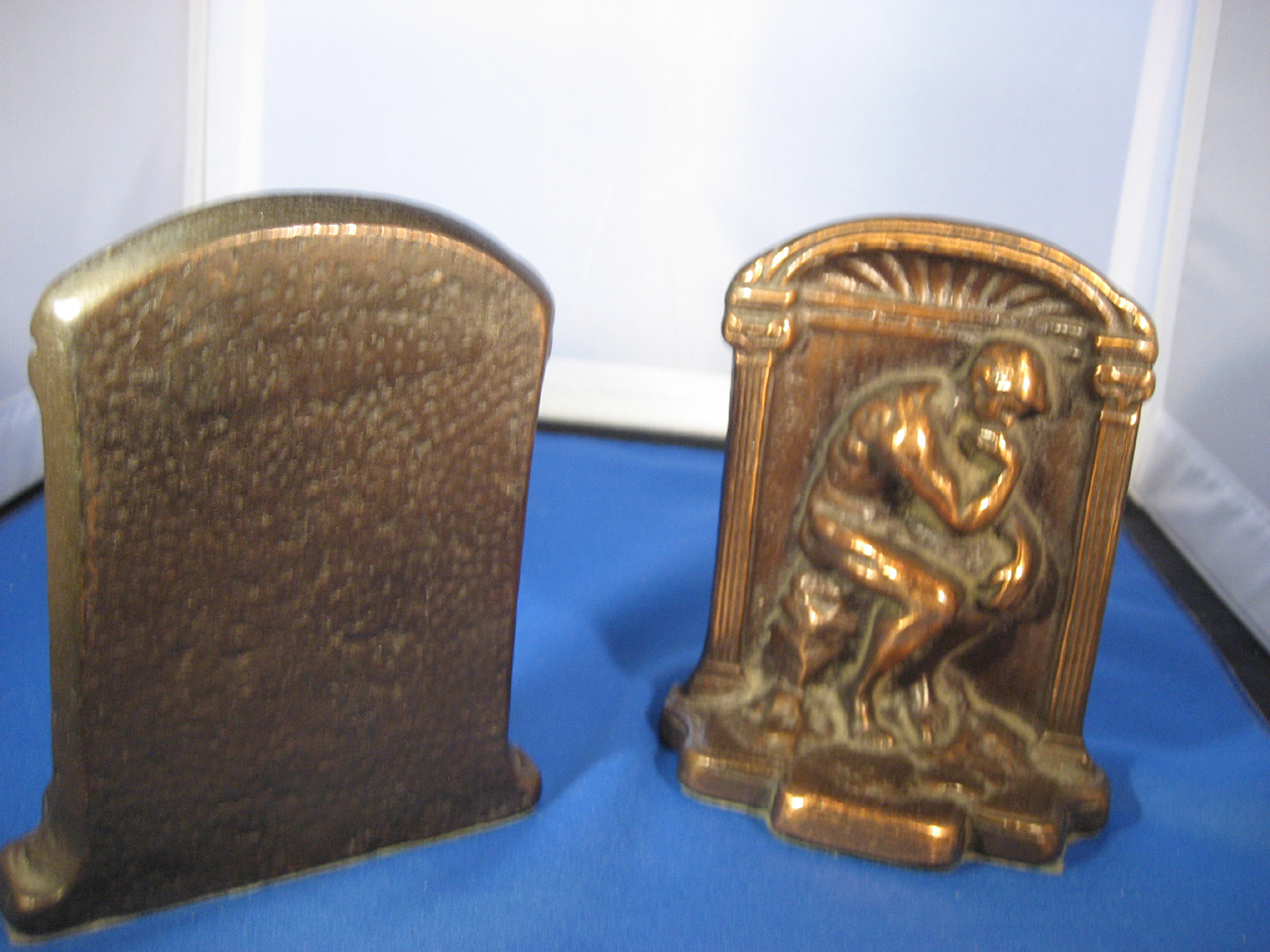 Brass Looking Book Ends