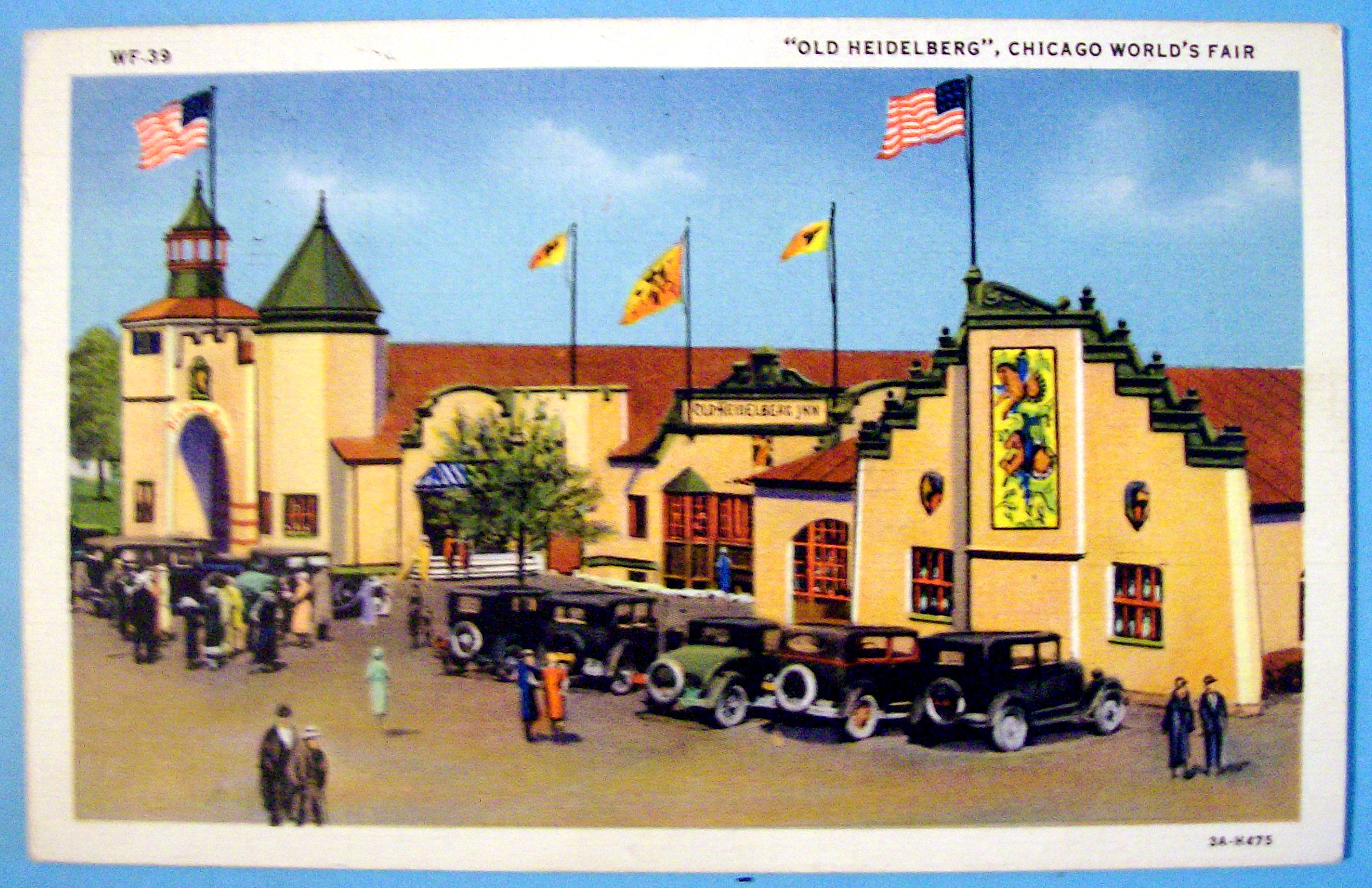 Old Heidelberg Inn Postcard (Chicago World's Fair)
