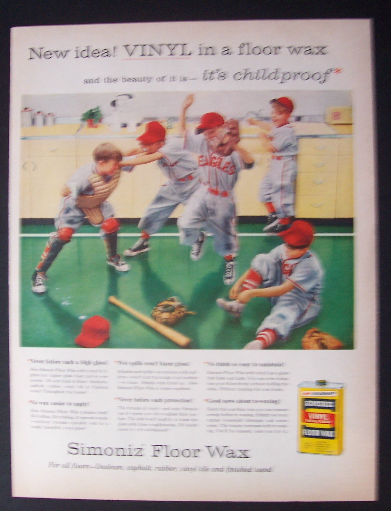 1957 Simoniz Floor Wax
