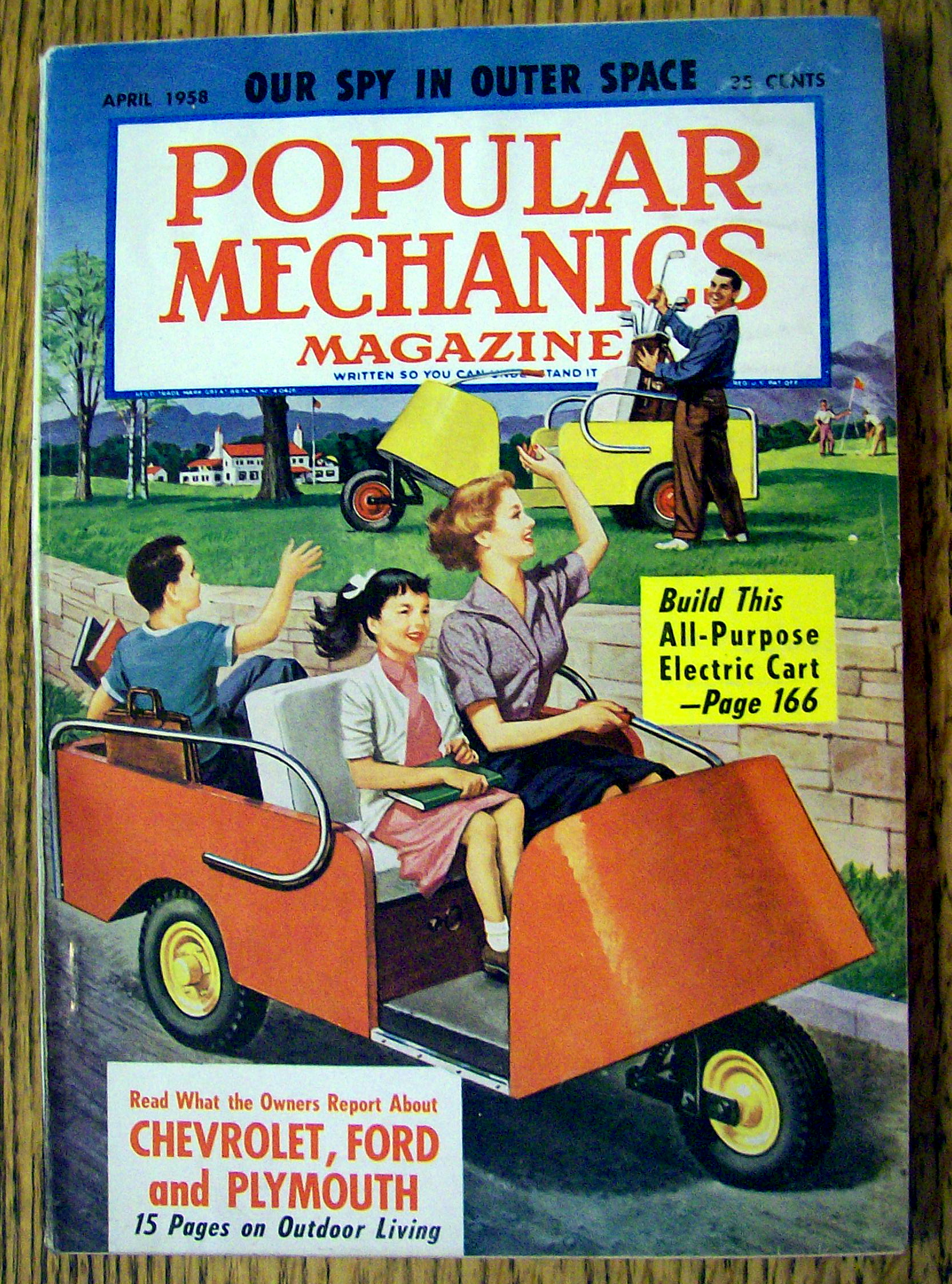 Popular Mechanics-April 1958-Build Electric Cart