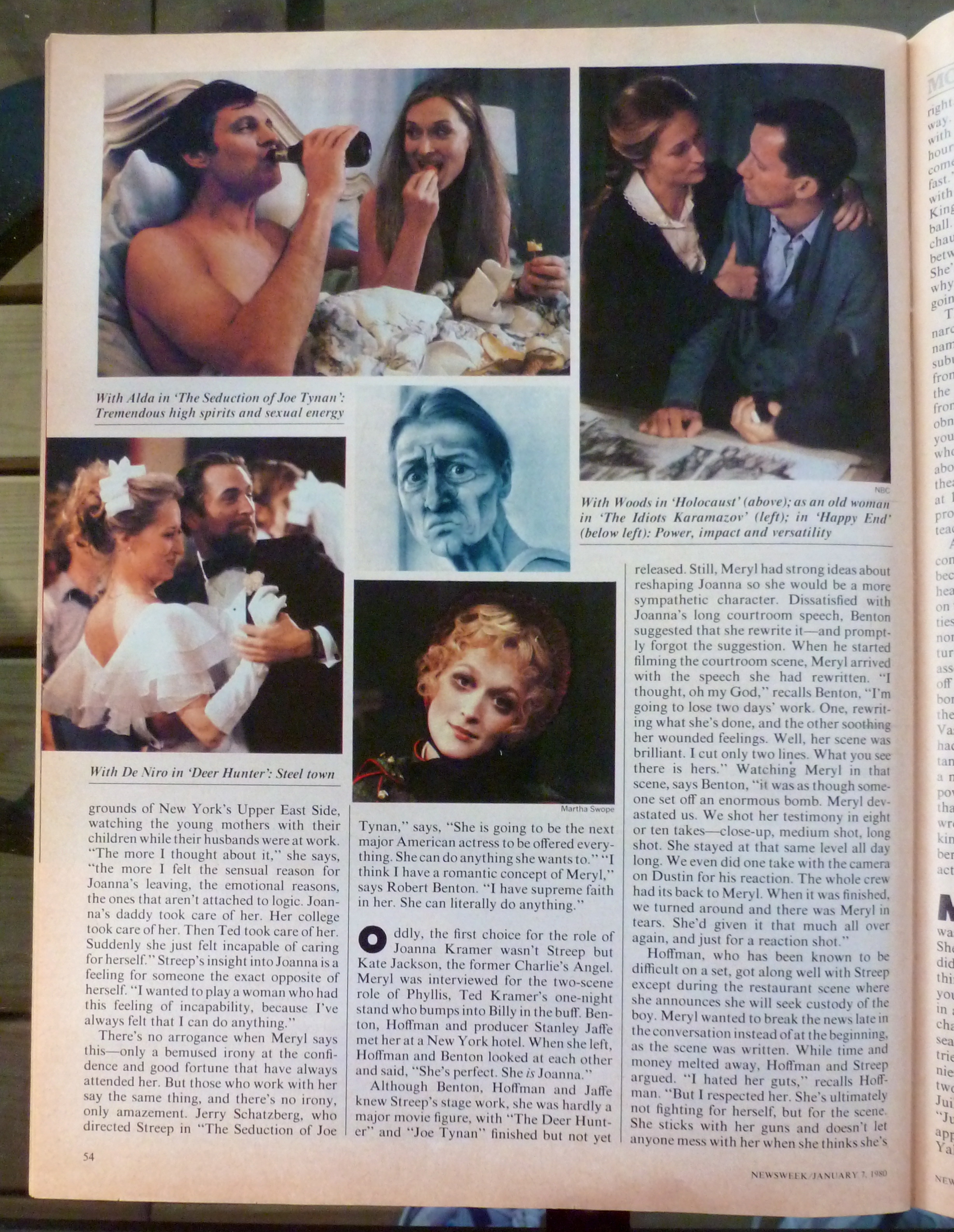 Newsweek Magazine January 7, 1980 Meryl Streep