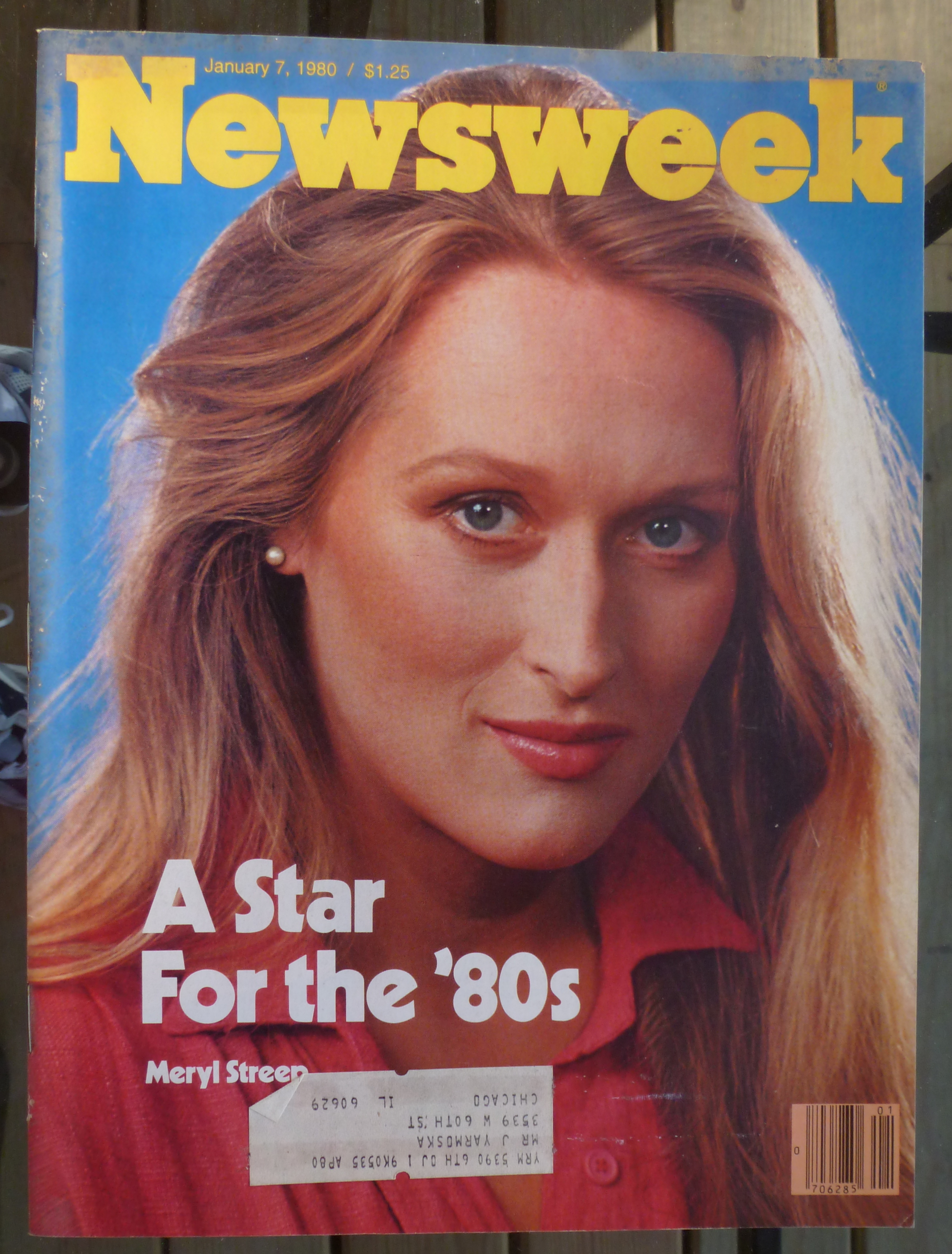 Newsweek Magazine January 7, 1980 Meryl Streep