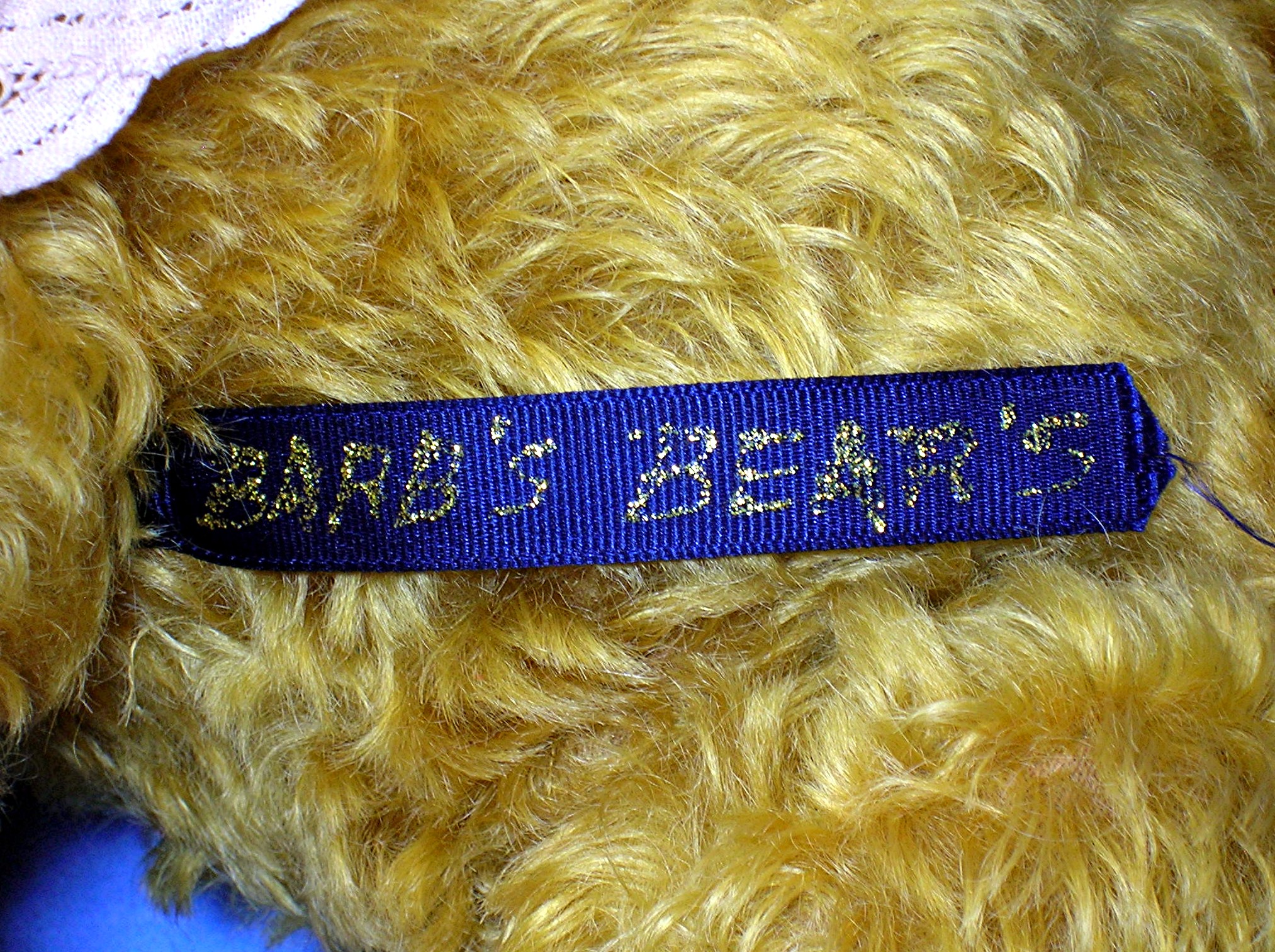 Mohair Barb's Bears Hand Made Teddy Bear 18 Inch